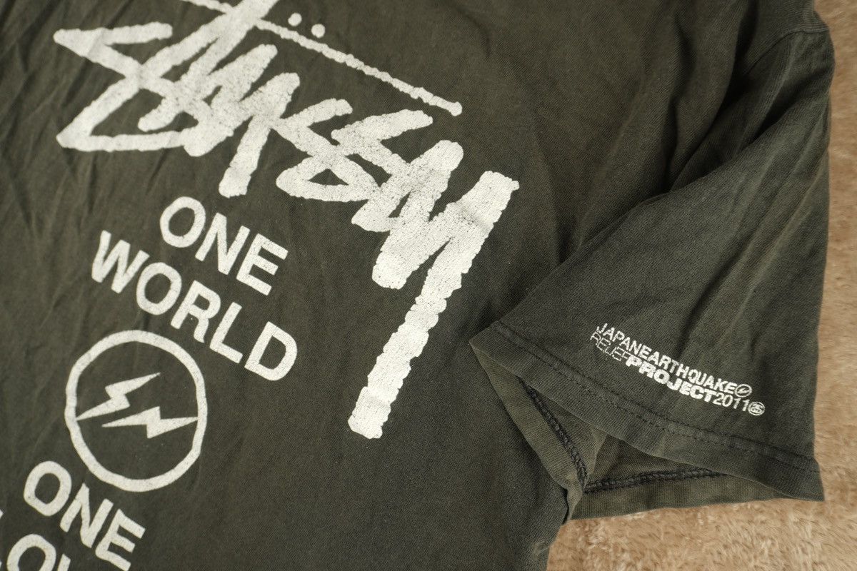 Stussy Stussy X Fragment Design One World One Love One Heart Japan Size US M / EU 48-50 / 2 - 1 Thumbnail