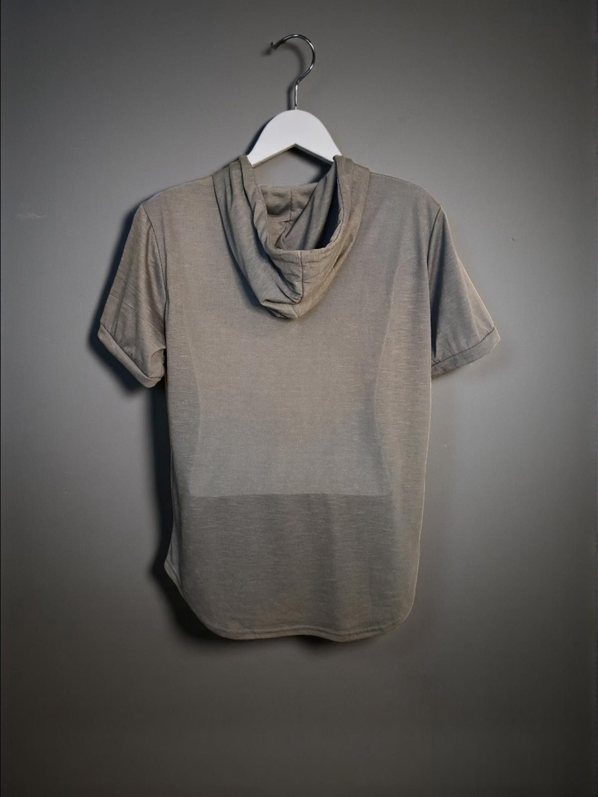 Other Men's Gray Short Sleeve Hoodie Size XL Size US XL / EU 56 / 4 - 5 Thumbnail