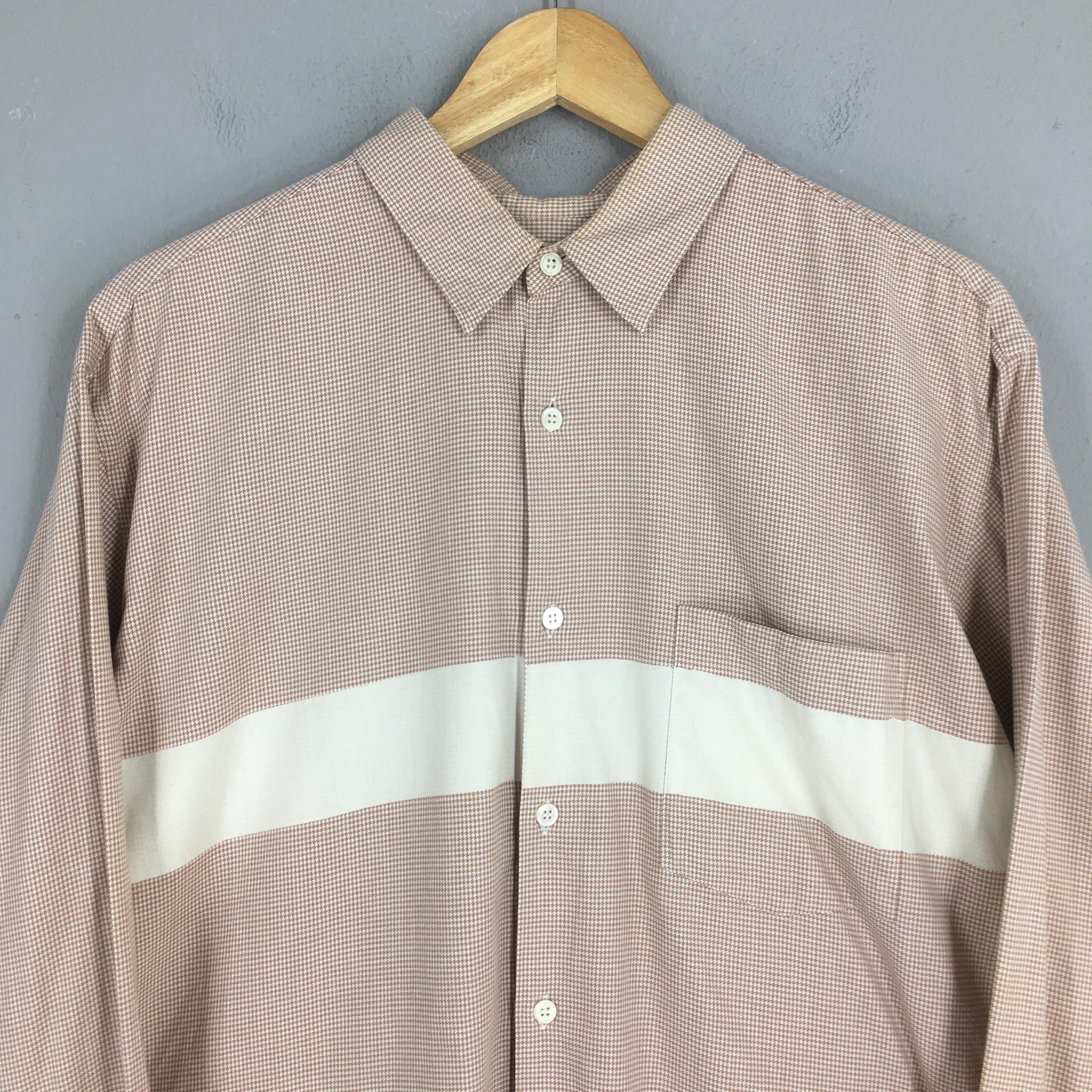 Comme des Garcons Vintage 90s Comme Des Garcons Checkered Shirt XLarge Size US XL / EU 56 / 4 - 2 Thumbnail
