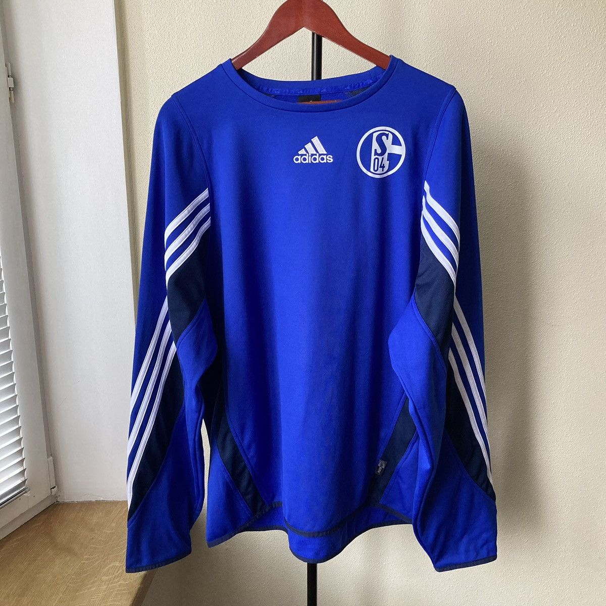 Vintage Schalke 04 1999 Jersey Long Sleeve Vintage Blokcore Y2k Size US XXL / EU 58 / 5 - 1 Thumbnail