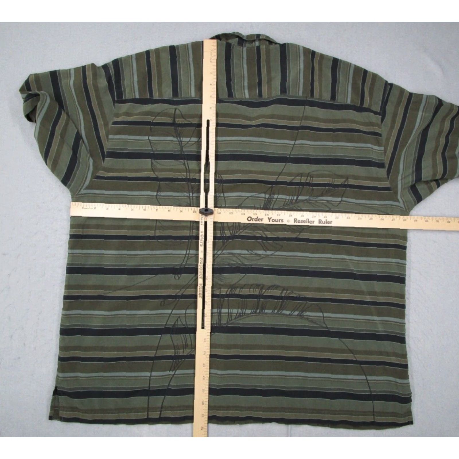 Tommy Bahama VINTAGE Tommy Bahama Shirt Men 2XL XXL Green Floral Silk Button Up Camp Hawaiian Size US XXL / EU 58 / 5 - 4 Thumbnail