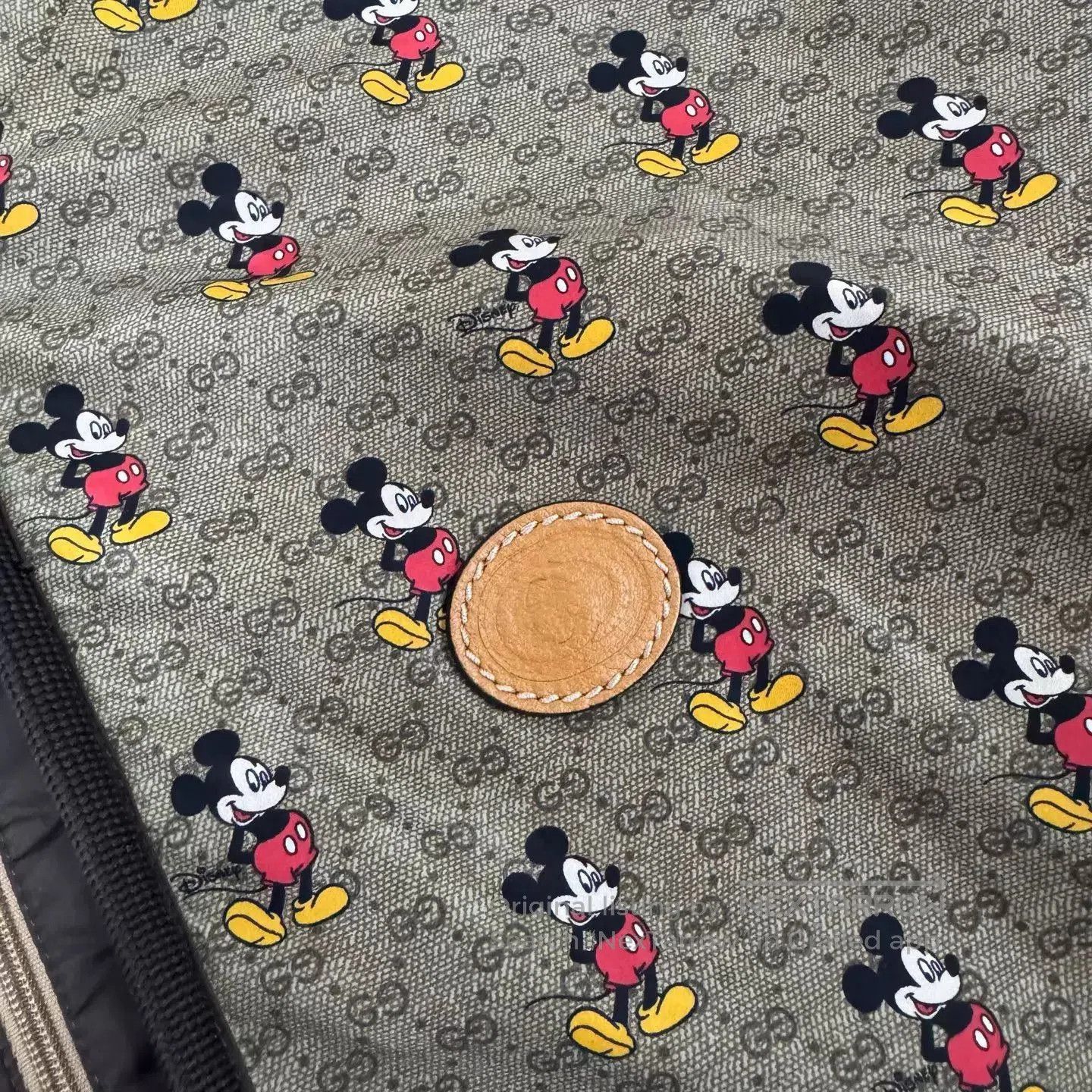 Gucci Brown Mickey Mouse Print Hooded Jacket. Size US M / EU 48-50 / 2 - 5 Thumbnail