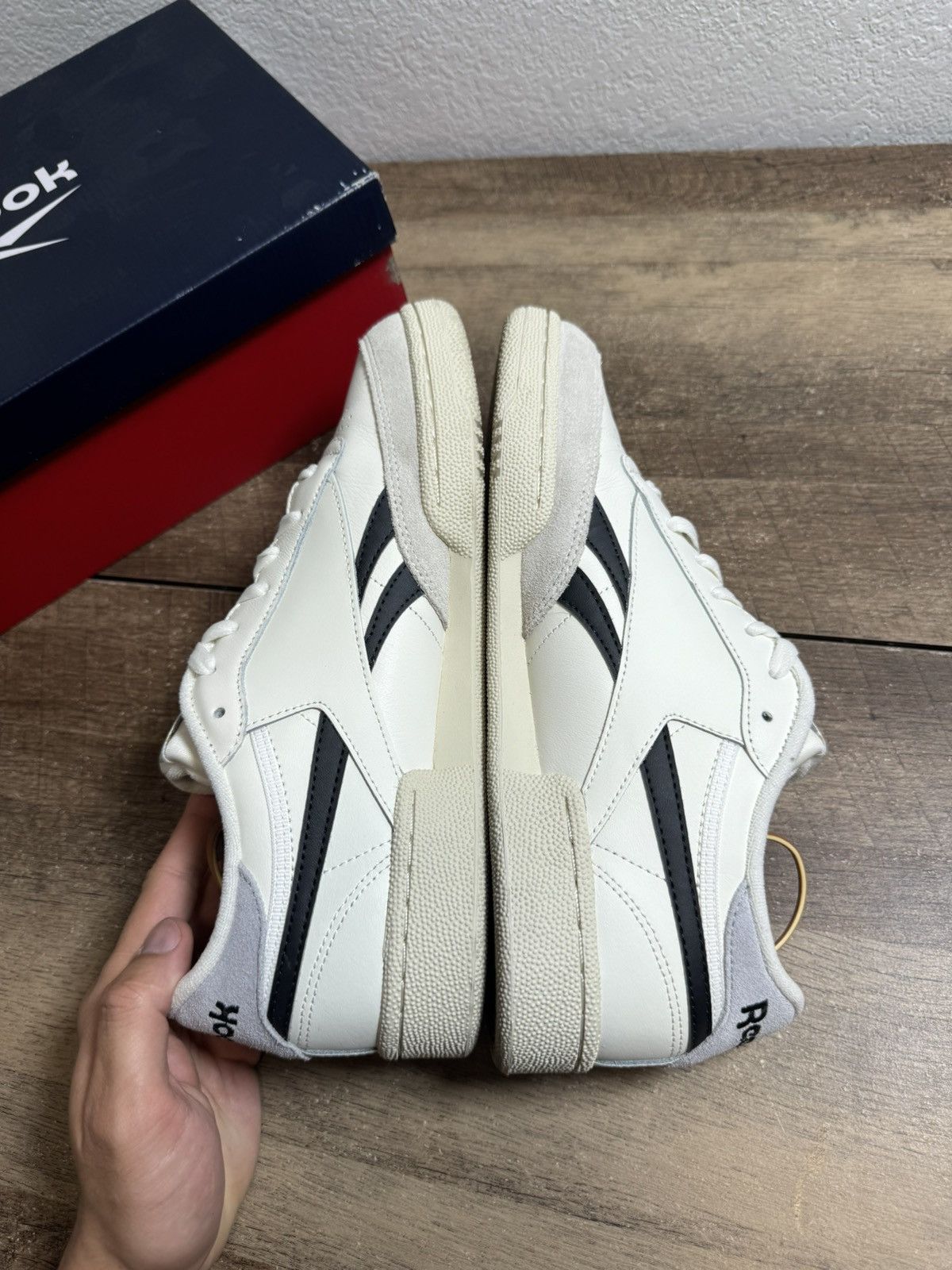 Reebok Reebok Classic Club C Revenge Vintage Chalk Black Size 10.5 Size US 10.5 / EU 43-44 - 5 Thumbnail