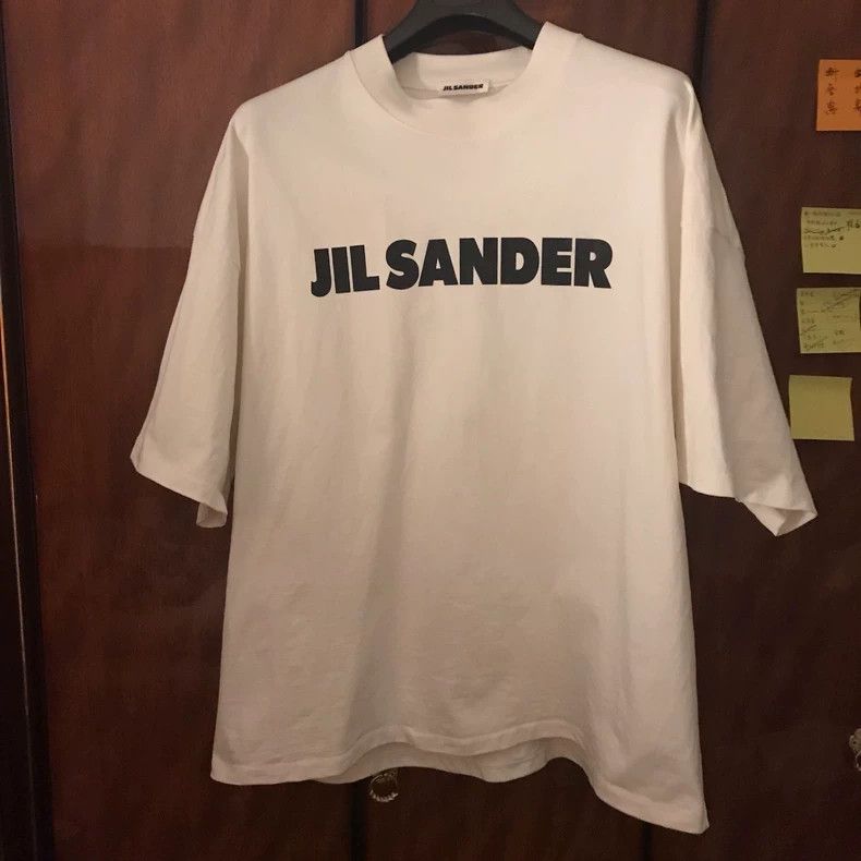 Jil Sander Jil Sander Classic Logo Short Sleeve Tee -dmc Size US XL / EU 56 / 4 - 1 Thumbnail