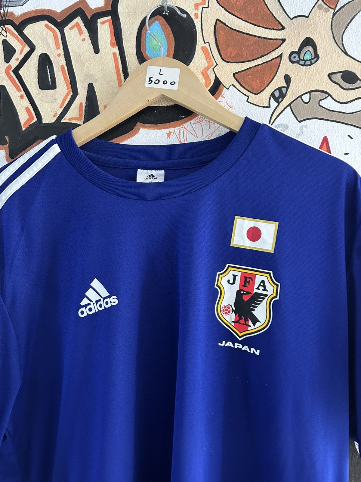 Adidas Japan 2014 Home Kit Size US L / EU 52-54 / 3 - 3 Thumbnail