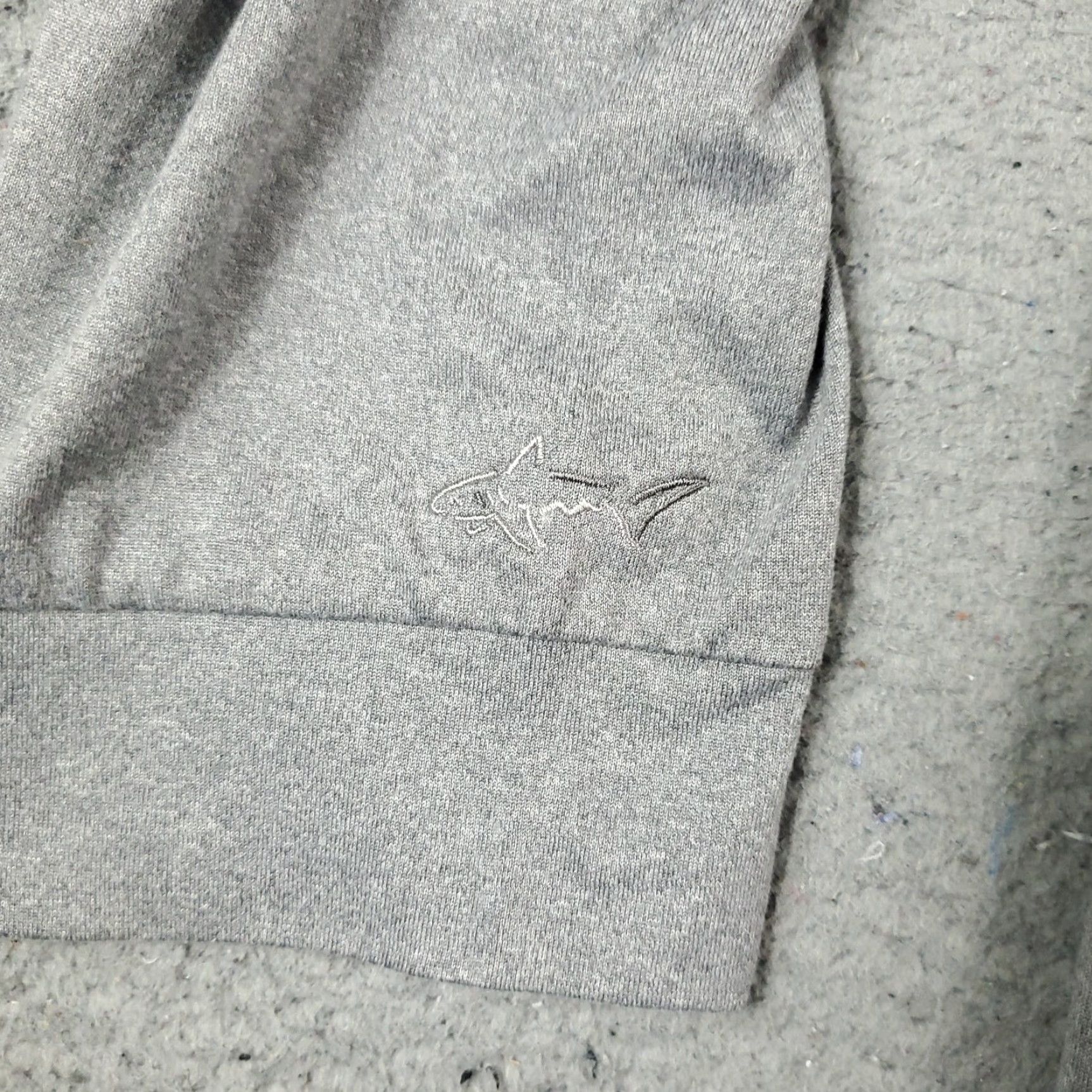 Vintage Greg Norman Polo Shirt Mens Size XL Gray Shark Casual Long Sleeve Blue Size US XL / EU 56 / 4 - 6 Thumbnail