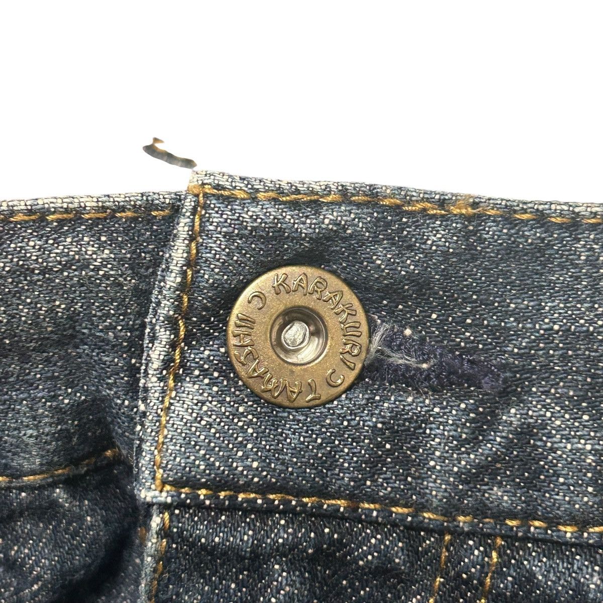 Karakuri Tamashii 511 Karakuri Tamashii jeans embroidered denim blue archive Size US 35 - 7 Thumbnail