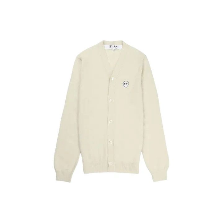 Comme des Garcons Comme des Garçons Play Heart Embroidered Cardigan 0079 Size US XL / EU 56 / 4 - 1 Thumbnail