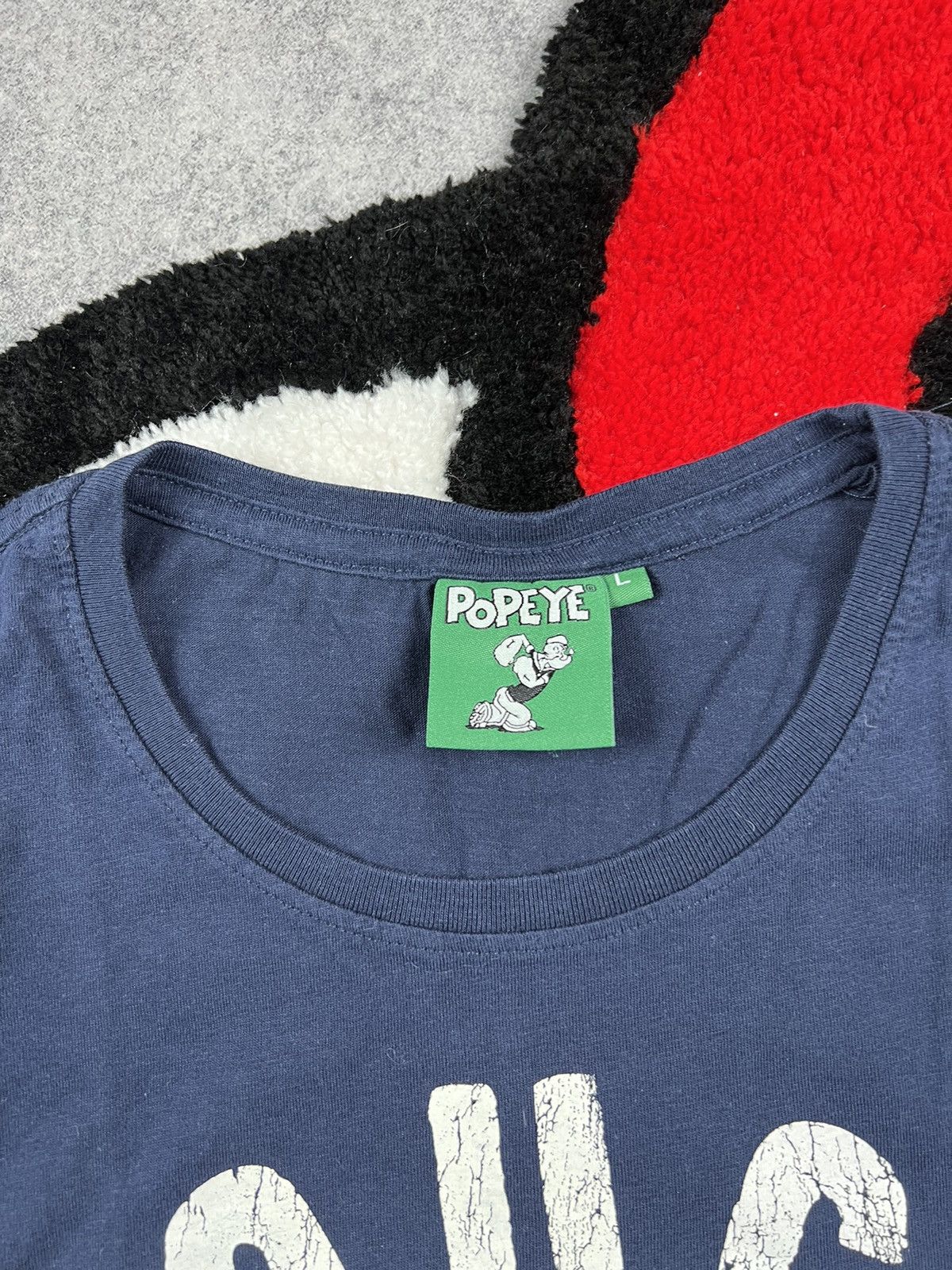 Band Tees Vintage Popeye USA Tough Enough Y2K Movie Tee Shirt Size US L / EU 52-54 / 3 - 5 Thumbnail
