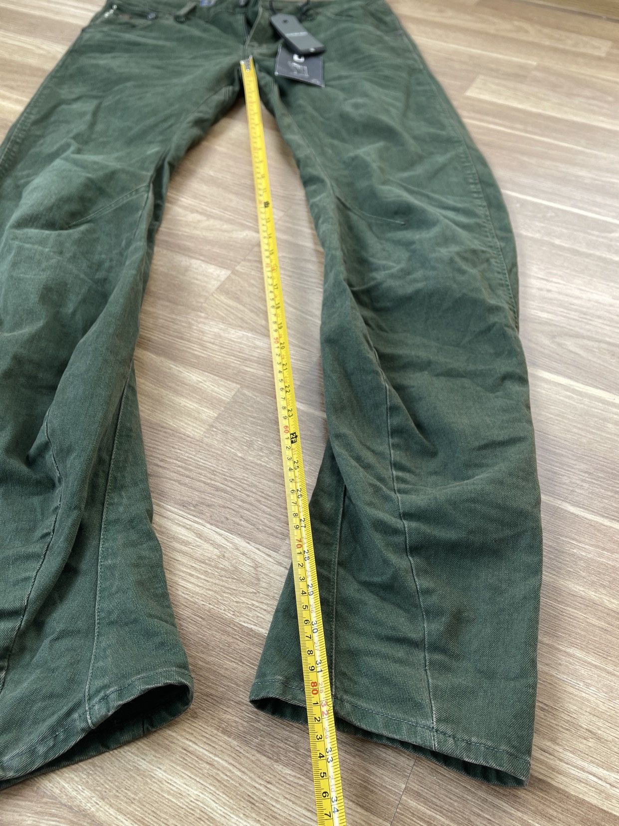 G-Star New G-Star Raw ARC 3D Slim COJ Cargo Jeans Green 29x34 Size US 29 - 14 Thumbnail