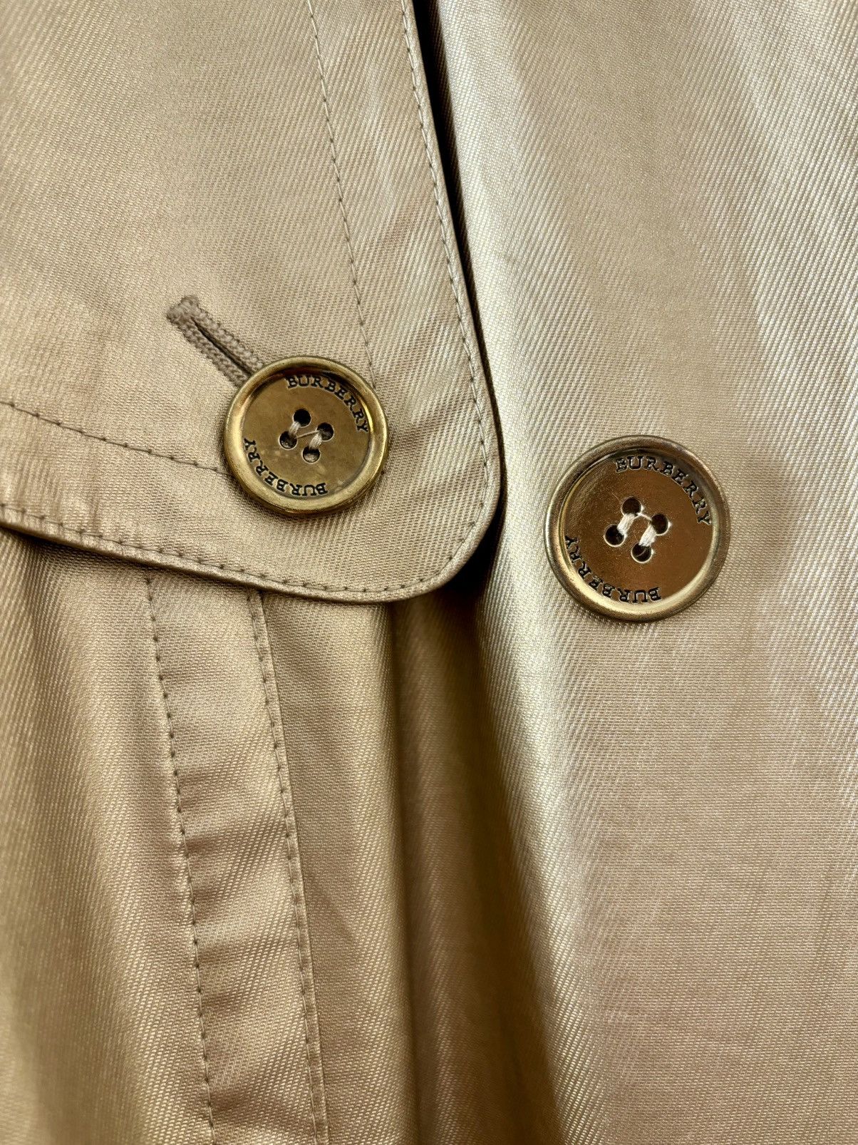 Burberry Gold Burberry Trenchcoat Size M / US 6-8 / IT 42-44 - 4 Thumbnail