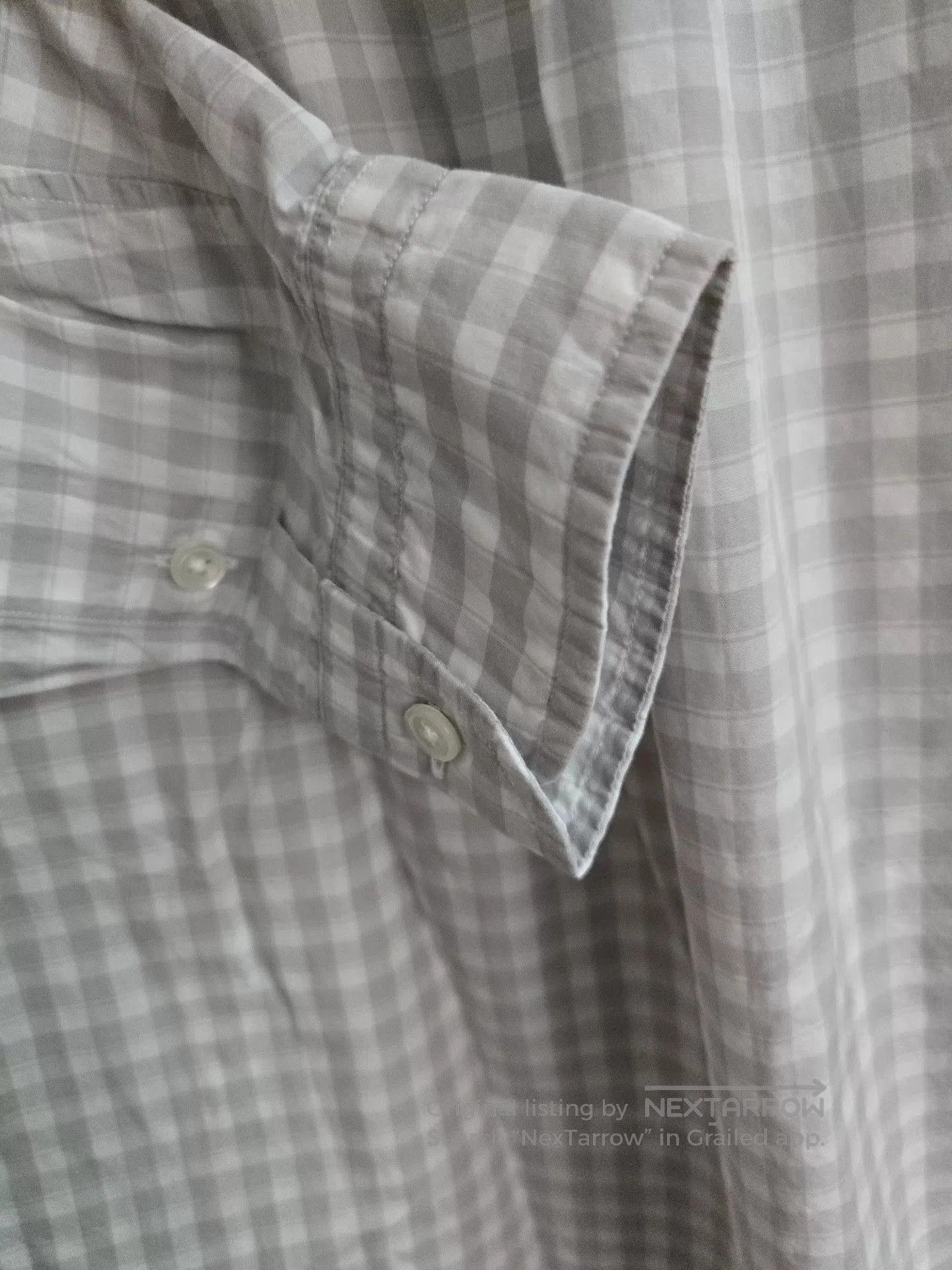 Porter Classic Porter Classic Roll Up Kyoto Limited Gray Check Shirt. Size US M / EU 48-50 / 2 - 6 Thumbnail