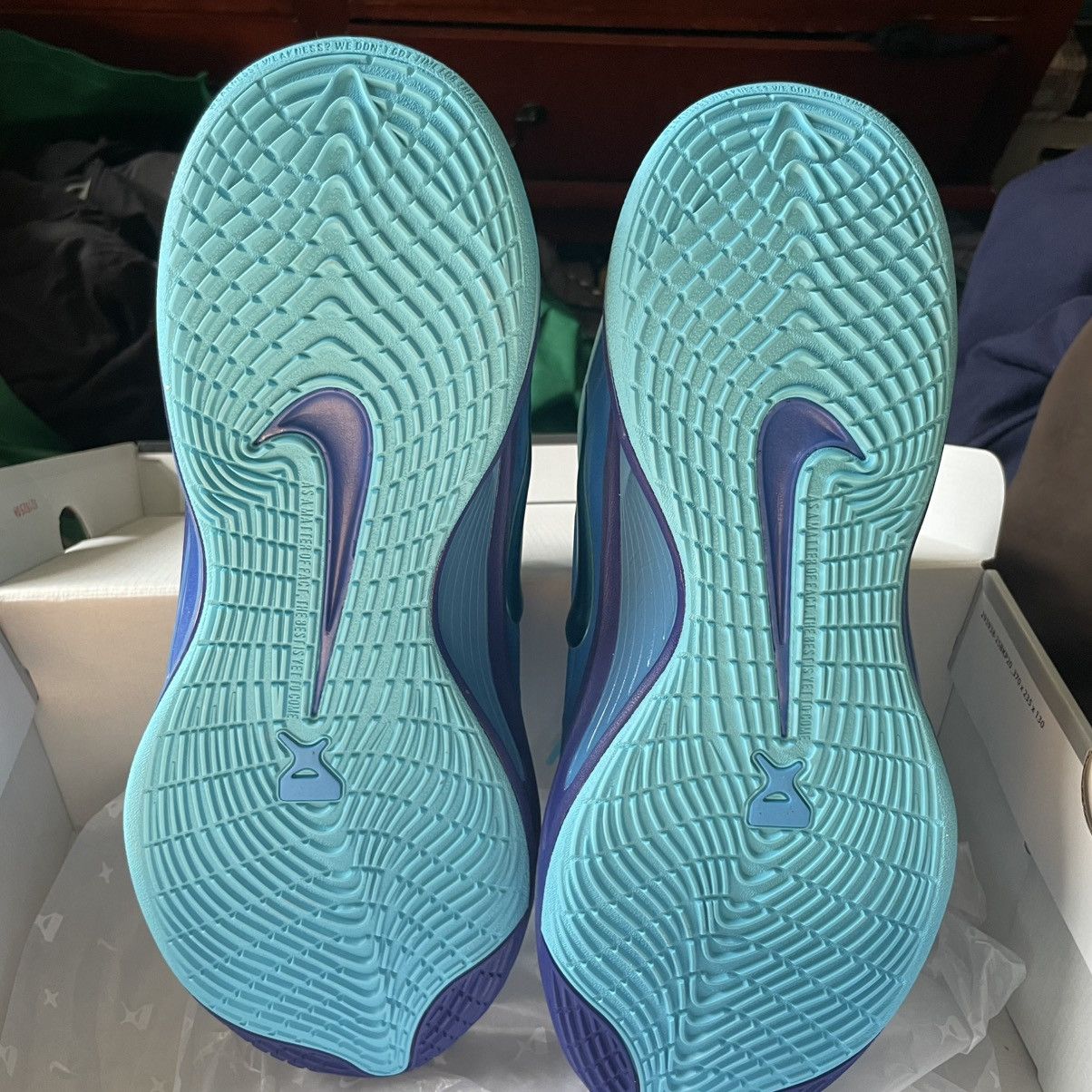 Nike Nike A’One Blue Indigo Size US 13 / EU 46 - 6 Thumbnail