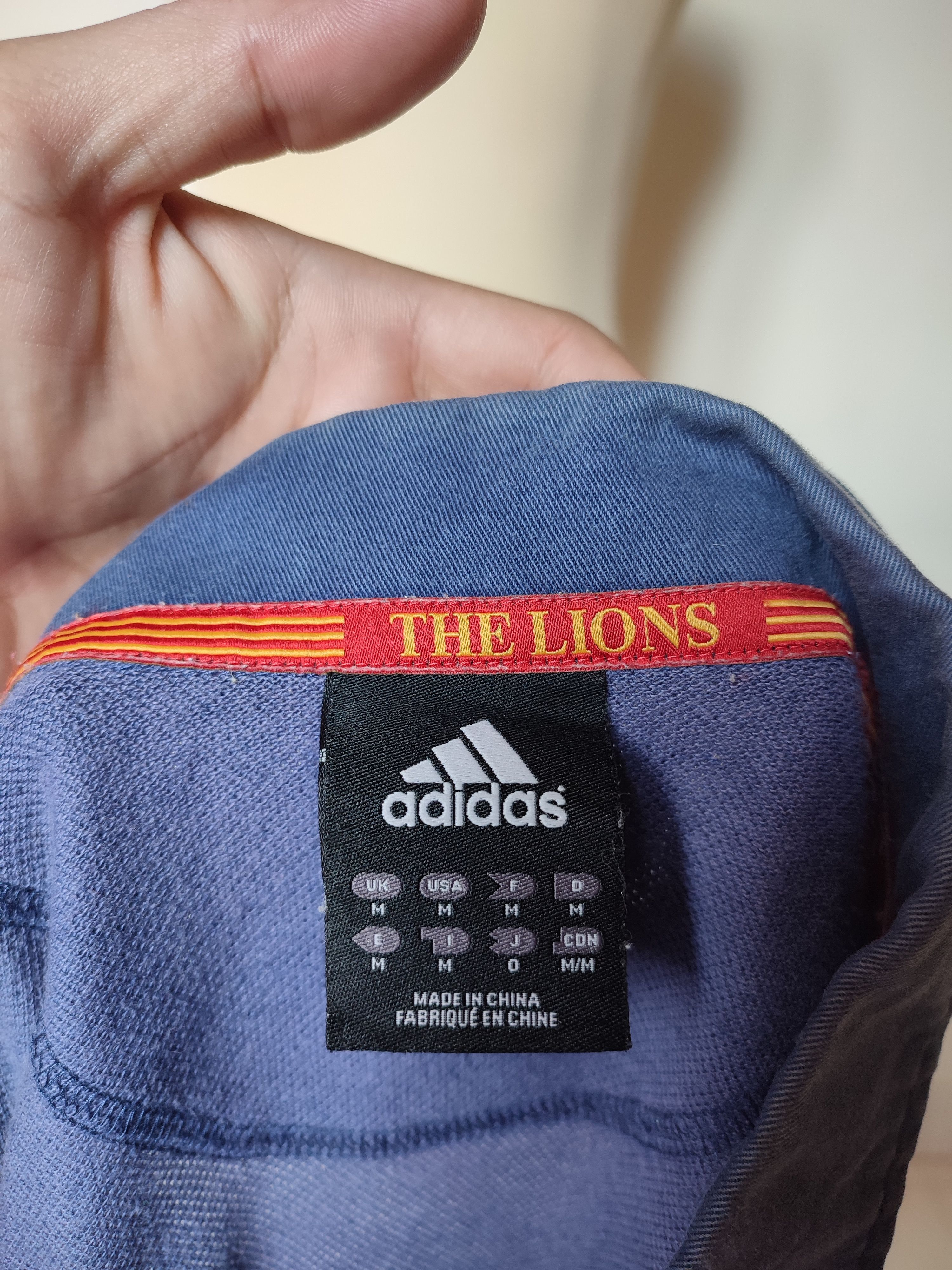 Adidas VINTAGE ADIDAS THE LIONS CLUB RUGBY POLO Size US L / EU 52-54 / 3 - 11 Thumbnail