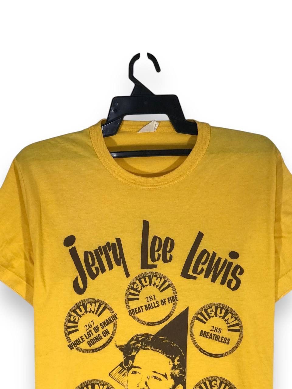 Band Tees × Vintage vintage 80s Jerry Lee Lewis the killer sun records company Size US L / EU 52-54 / 3 - 2 Thumbnail