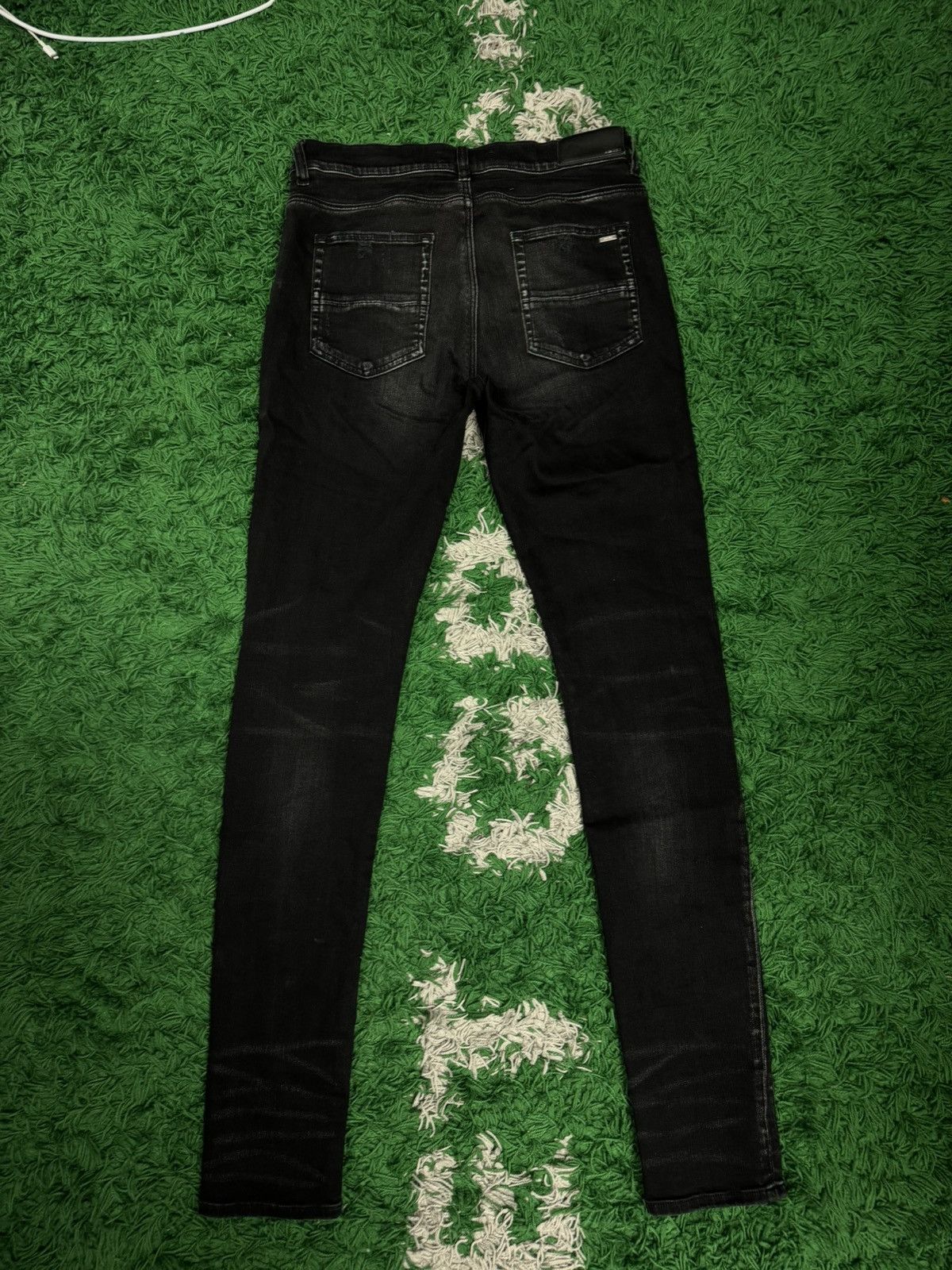 Amiri Amiri Jeans Thrasher Black 33 Size US 33 - 2 Thumbnail