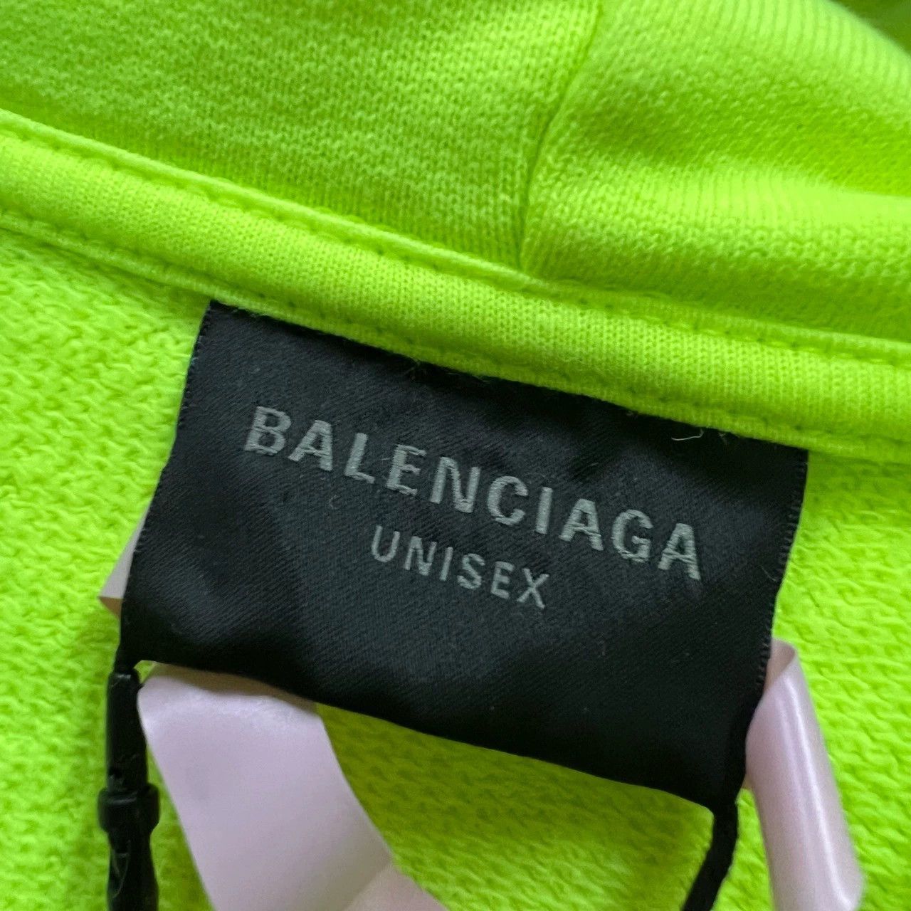 Balenciaga balenciaga neon yellow logo zip hoodie Size US S / EU 44-46 / 1 - 6 Thumbnail