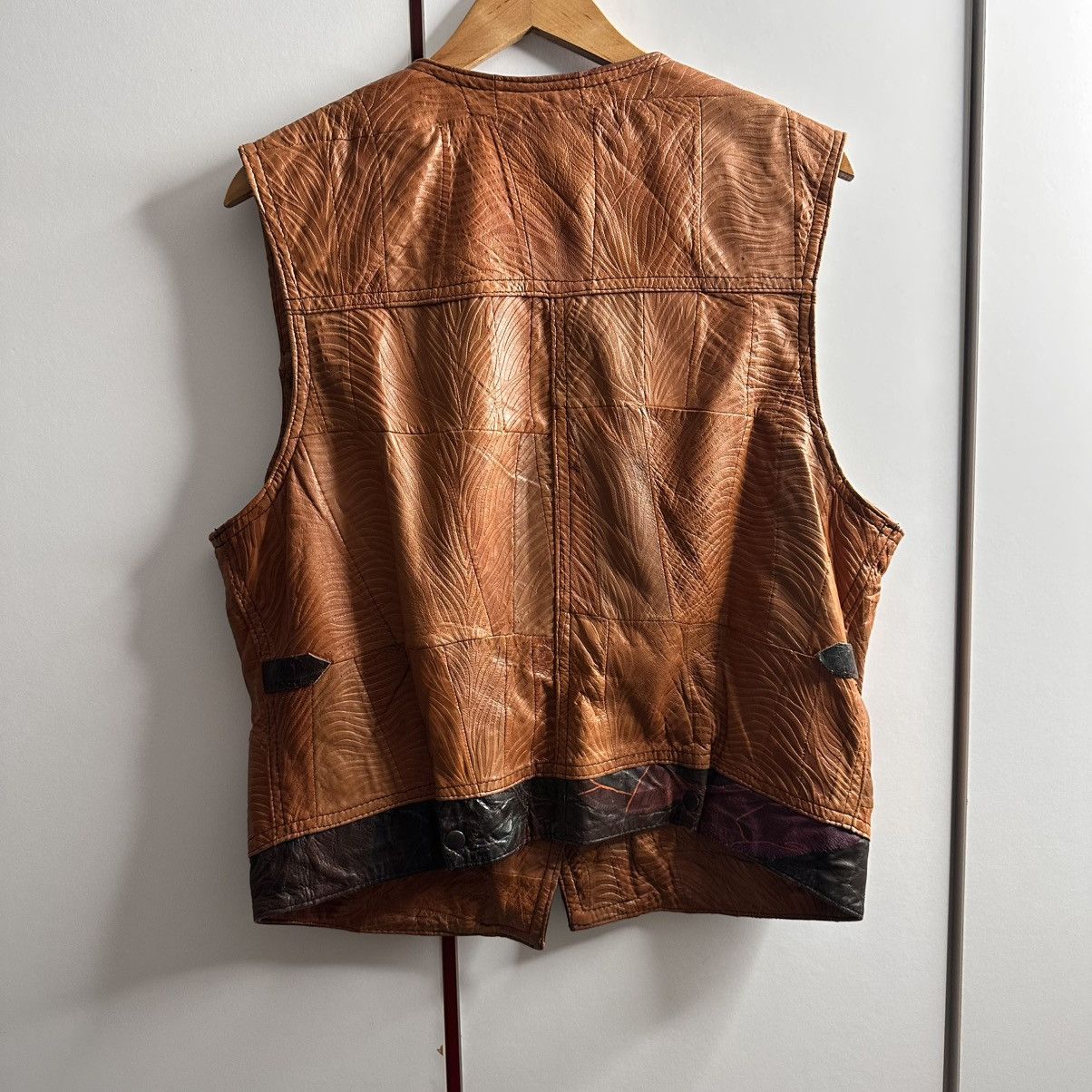 Vintage Vintage 80s Leather Vests Jacket Size US M / EU 48-50 / 2 - 6 Thumbnail