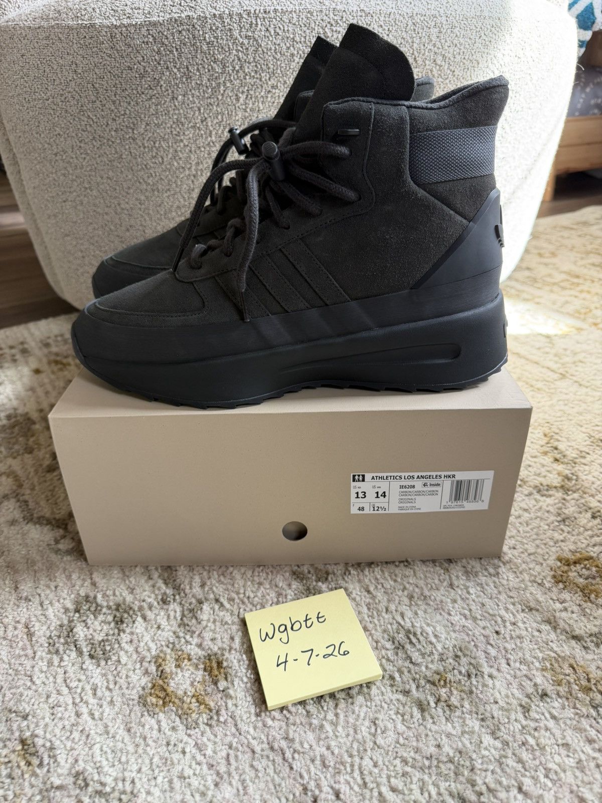 Adidas × Fear of God adidas Fear of God Hiker Boot Size US 13 / EU 46 - 1 Thumbnail