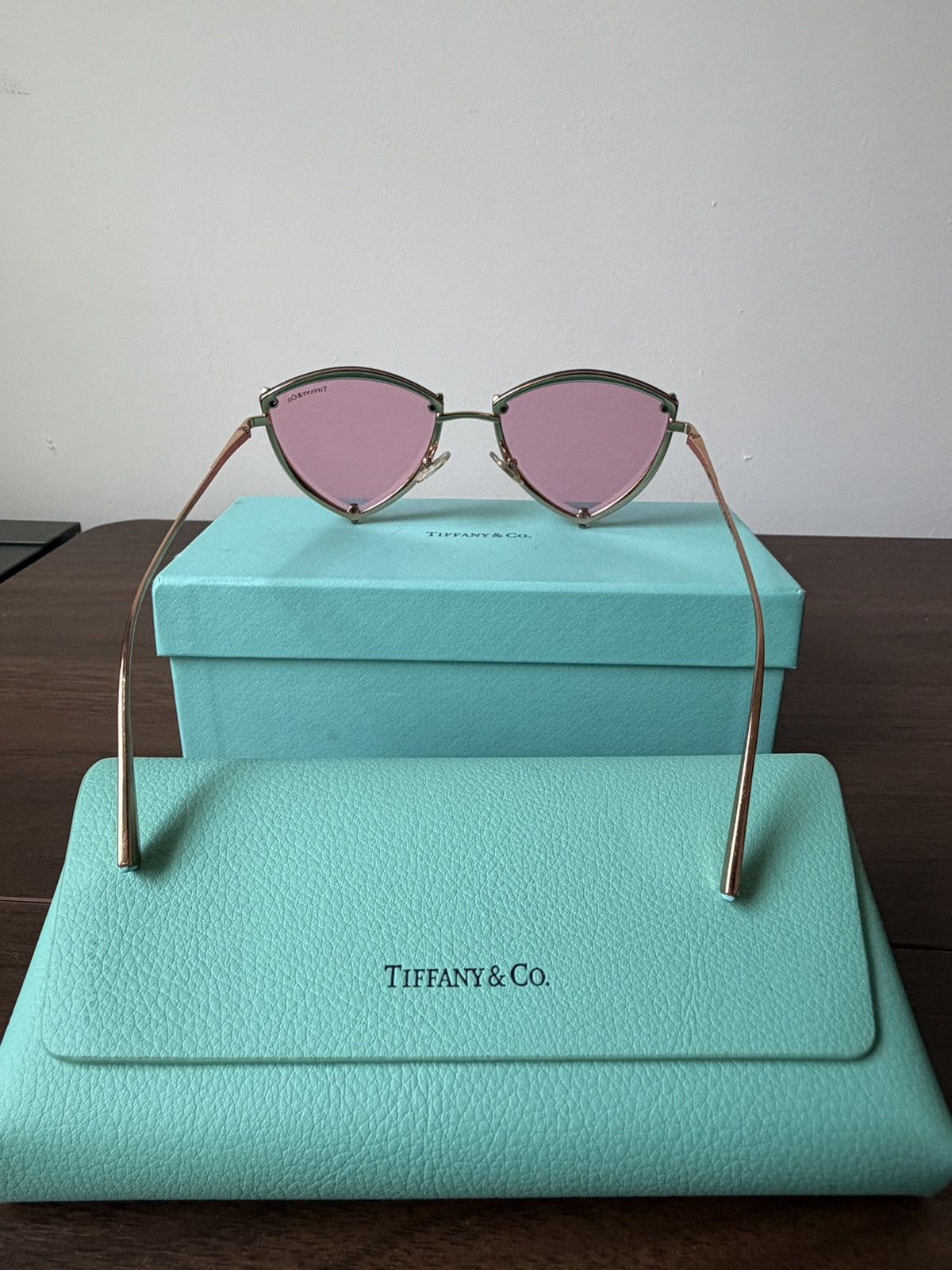 Tiffany & Co. Tiffany & Co Pink Tinted Glasses Size ONE SIZE - 4 Thumbnail