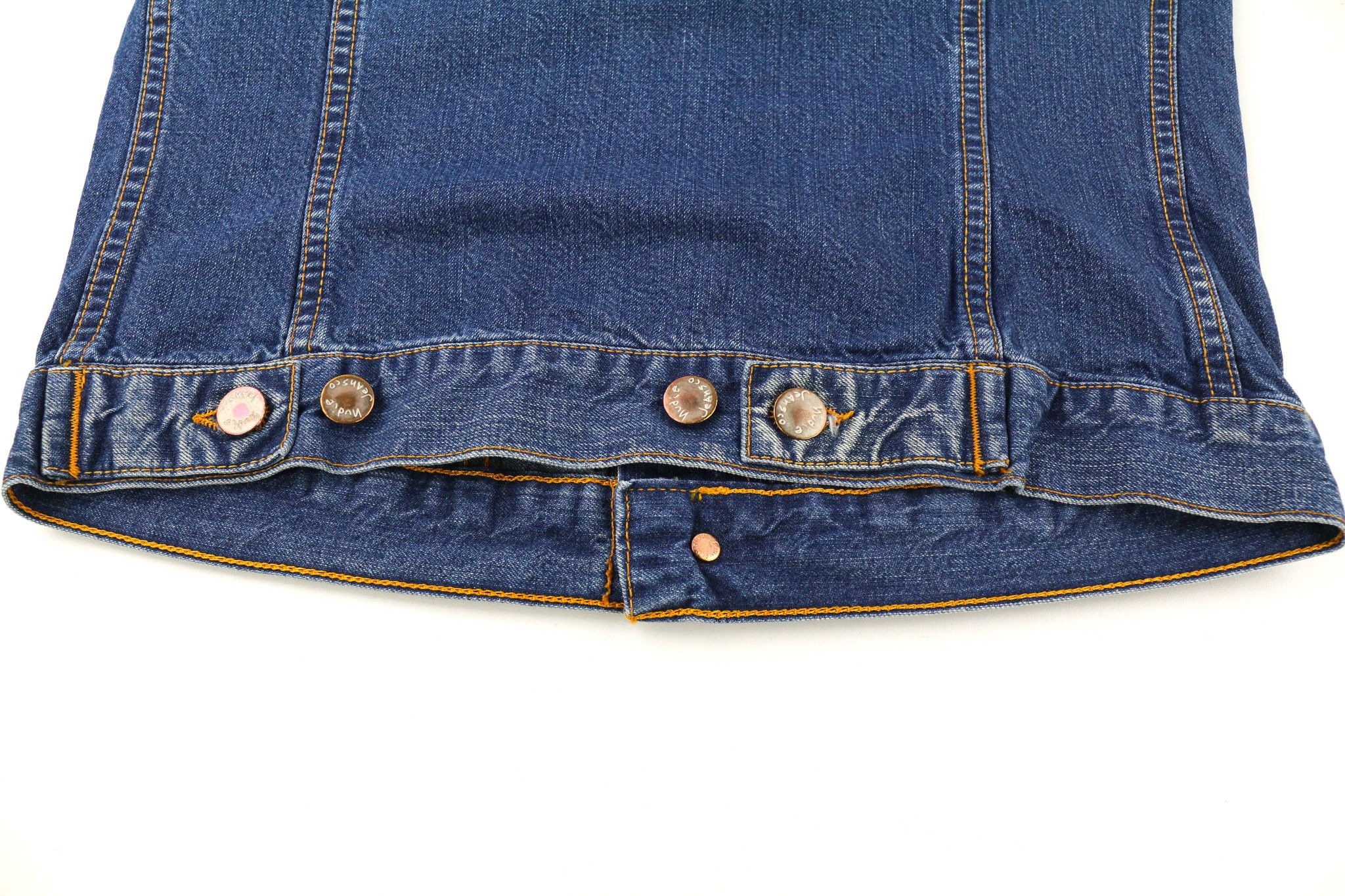 Nudie Jeans TERRY WORN IN S Blue Cotton Denim Unlined Jacket 80777 Size US S / EU 44-46 / 1 - 8 Thumbnail