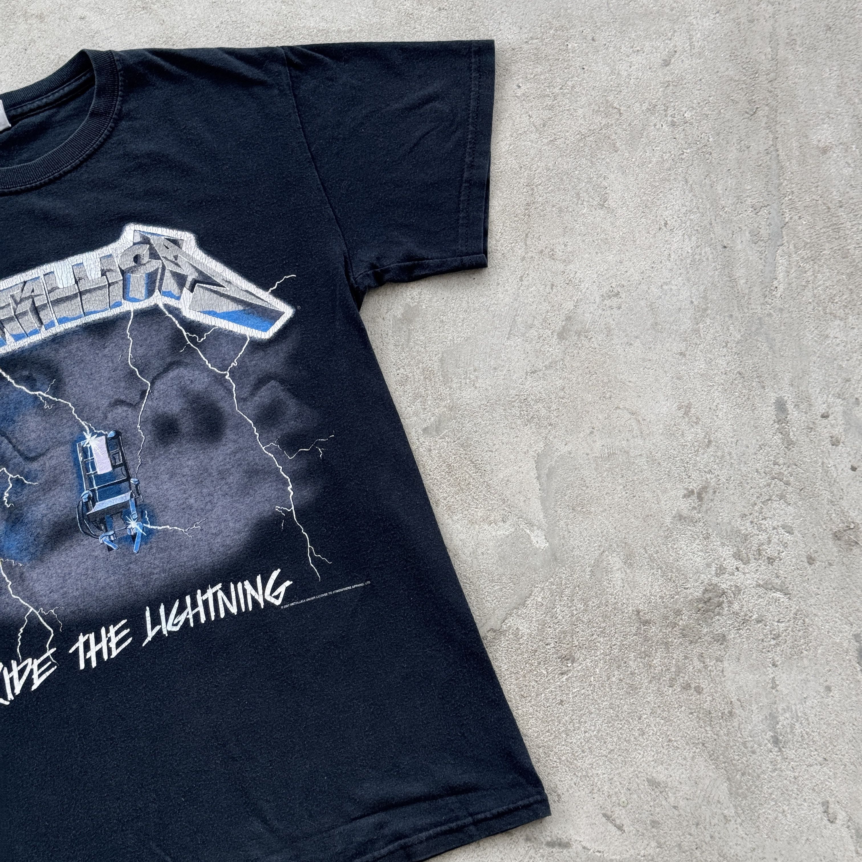 Metallica Vintage Metallica Ride The Lightning Rock Graphic Tee S Size US S / EU 44-46 / 1 - 3 Thumbnail