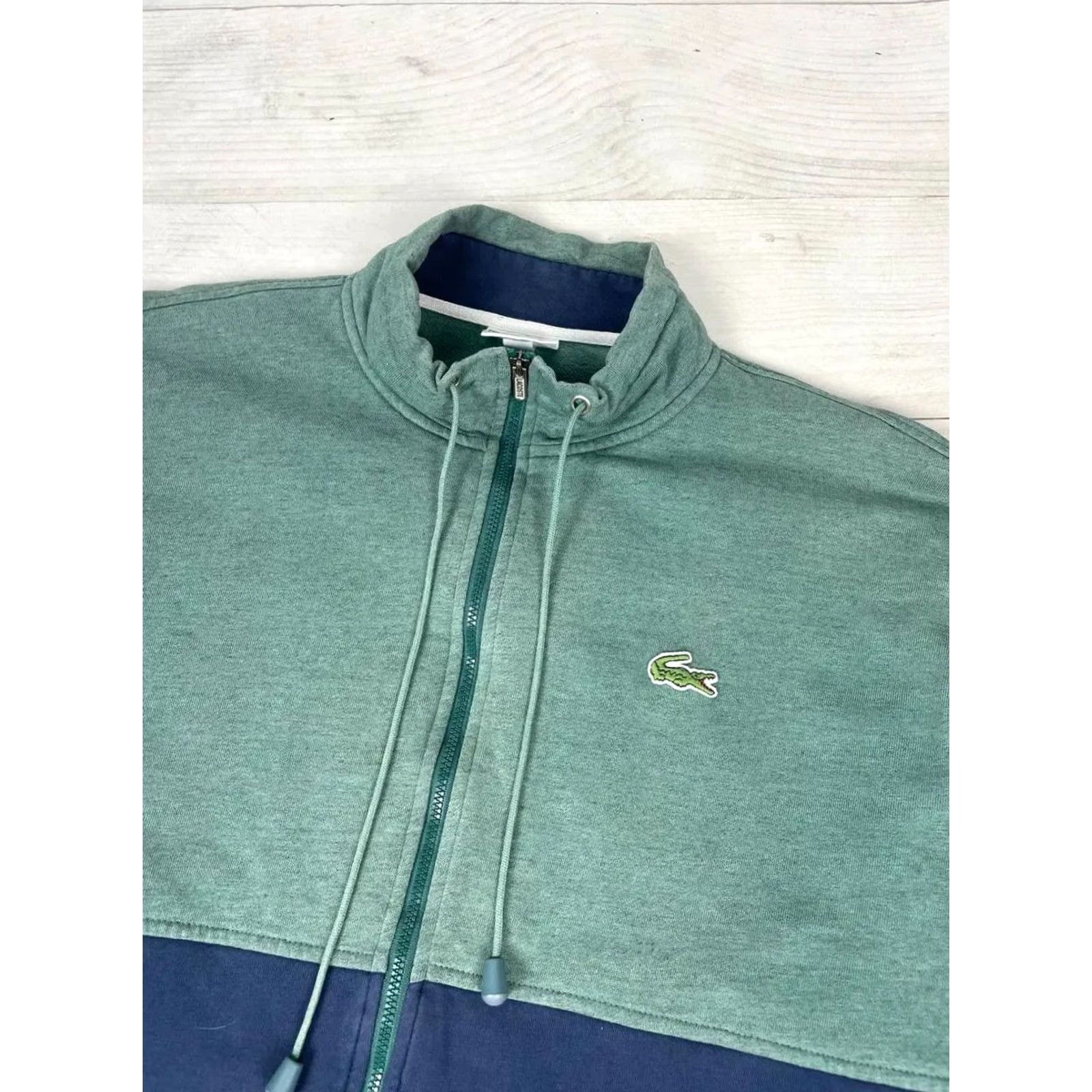 Lacoste Lacoste Tracksuit Jacket And Sweatpants 90s Men Size L green - Jacket - 2 Piece - Regular - Logo - Activewear - Tennis - Vintage: No - 90s Theme - Men Size 42R - 3 Thumbnail
