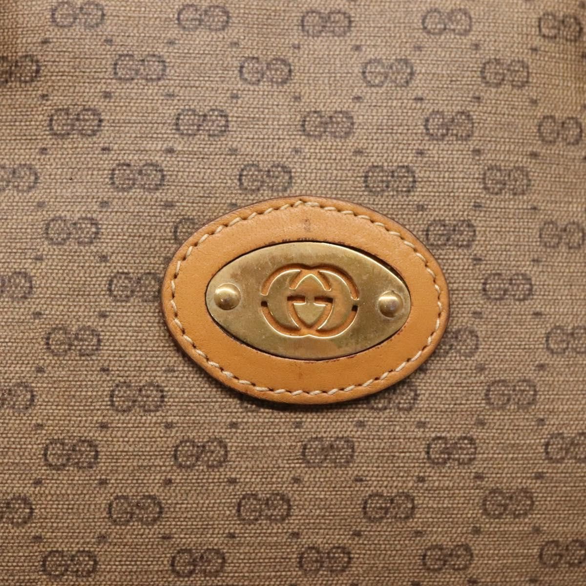 Gucci GUCCI Micro GG Supreme Hand Bag Pvc Beige Gold 000 39 000 39 Size ONE SIZE - 14 Thumbnail