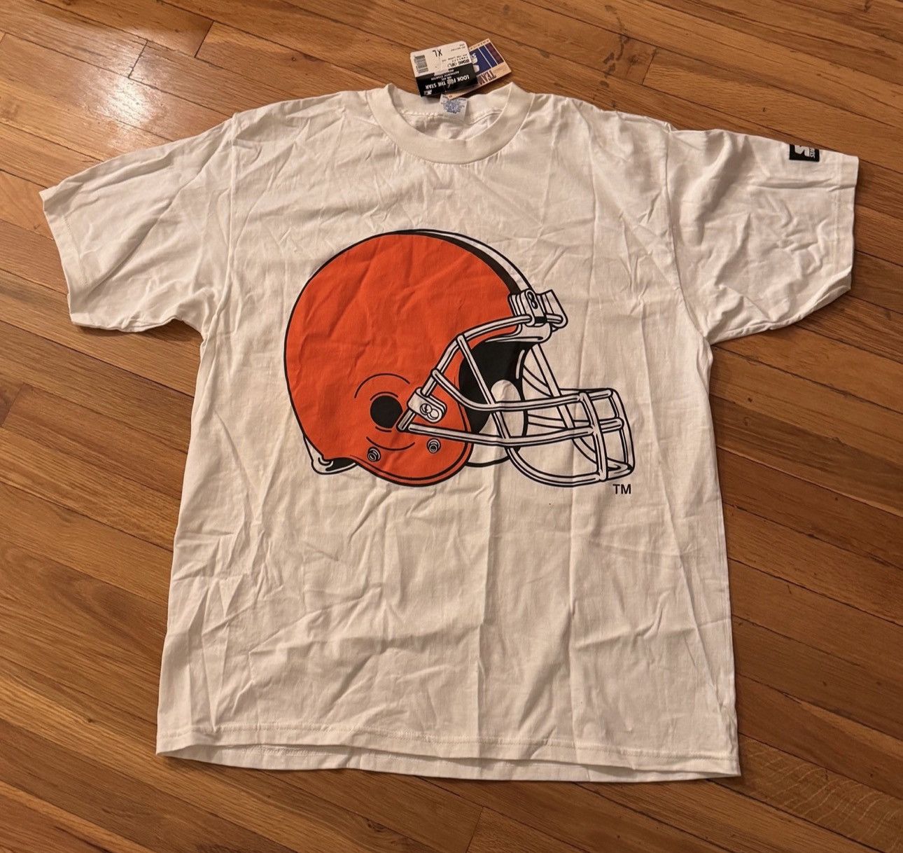 Starter VINTAGE Cleveland Browns STARTER XL T-shirt NEW w/ Tags Size US XL / EU 56 / 4 - 1 Thumbnail