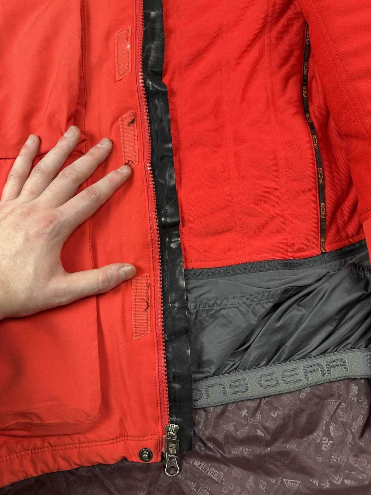 Nike ACG Vintage Nike ACG Jacket Gore-Tex Rain Coat Fur Fuzzy Outdoor Size US M / EU 48-50 / 2 - 11 Thumbnail