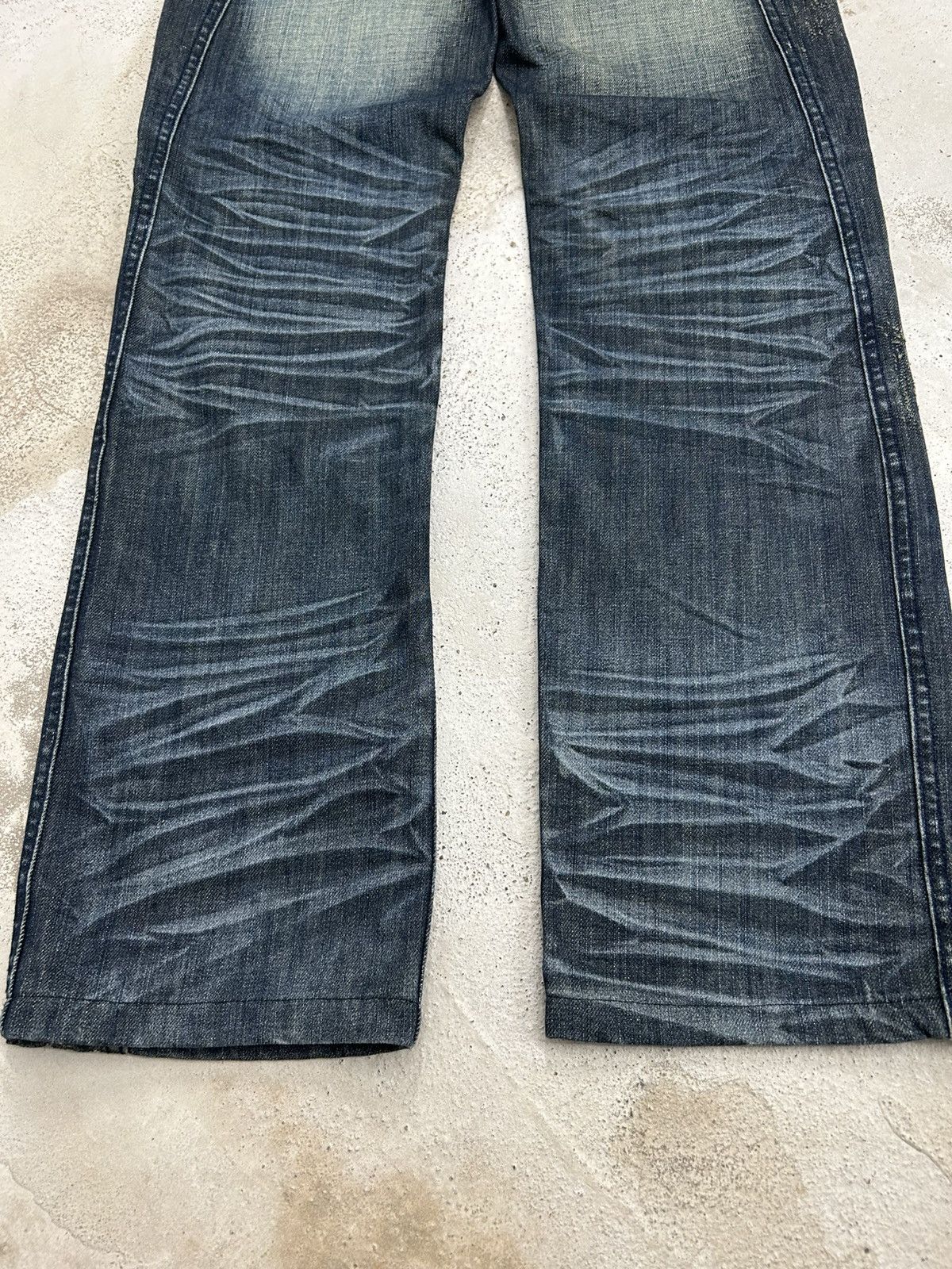 Le Grande Bleu (L.G.B.) Campus Crew Baggy Jeans Embellished Size US 29 - 10 Thumbnail