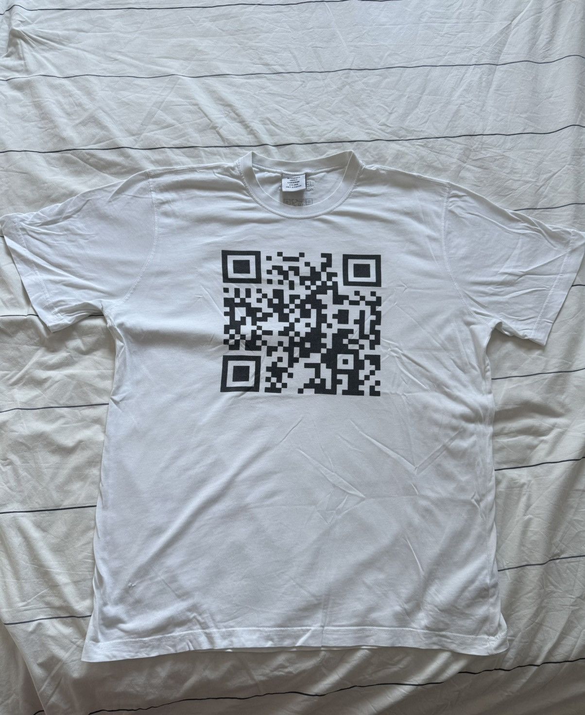 Vetements Vetements QR code tshirt | Grailed