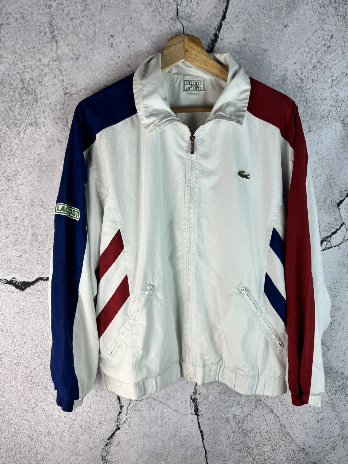 Lacoste Vintage Lacoste sport track top Size M / US 6-8 / IT 42-44 - 1 Thumbnail