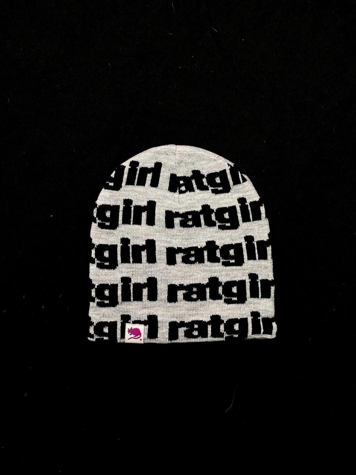 Rare Stray Rats Ratgirl No Cuff Knit Beanie Hat Gray OS