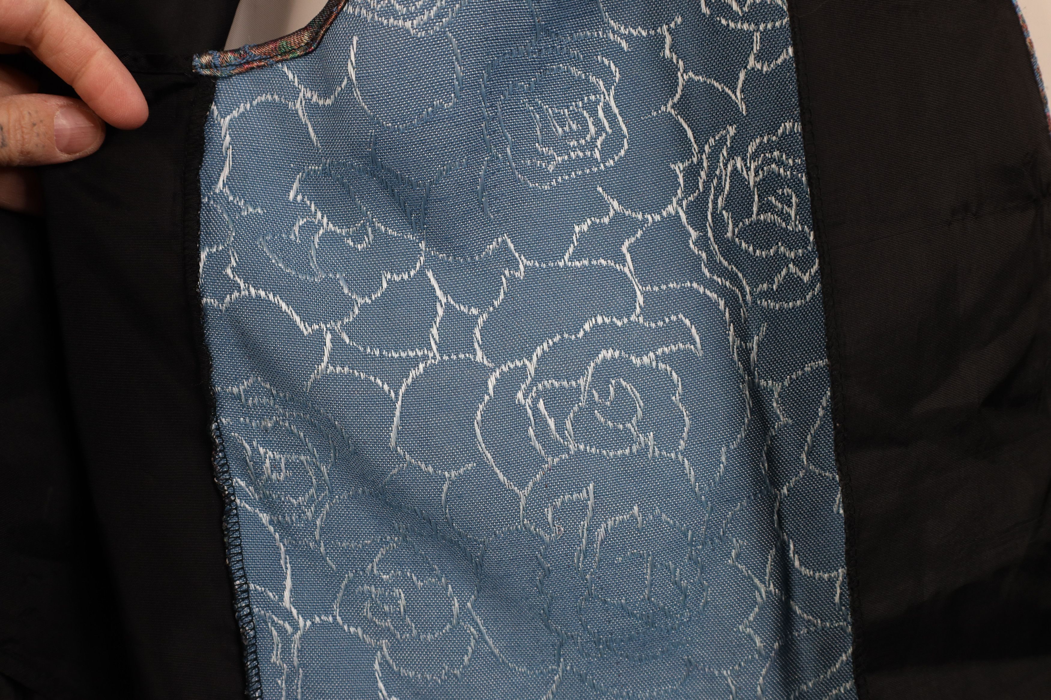 Vintage Vintage 90s Streetwear Abstract Flower Vest Jacket USA Size L / US 10 / IT 46 - 10 Thumbnail