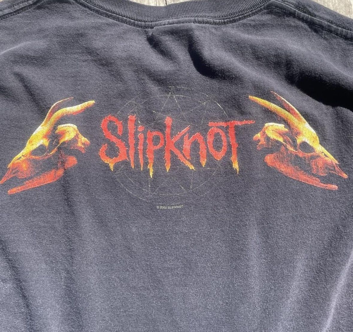 Band Tees × Slipknot × Vintage Vintage 2002 slipknot shirt Size US XL / EU 56 / 4 - 4 Thumbnail