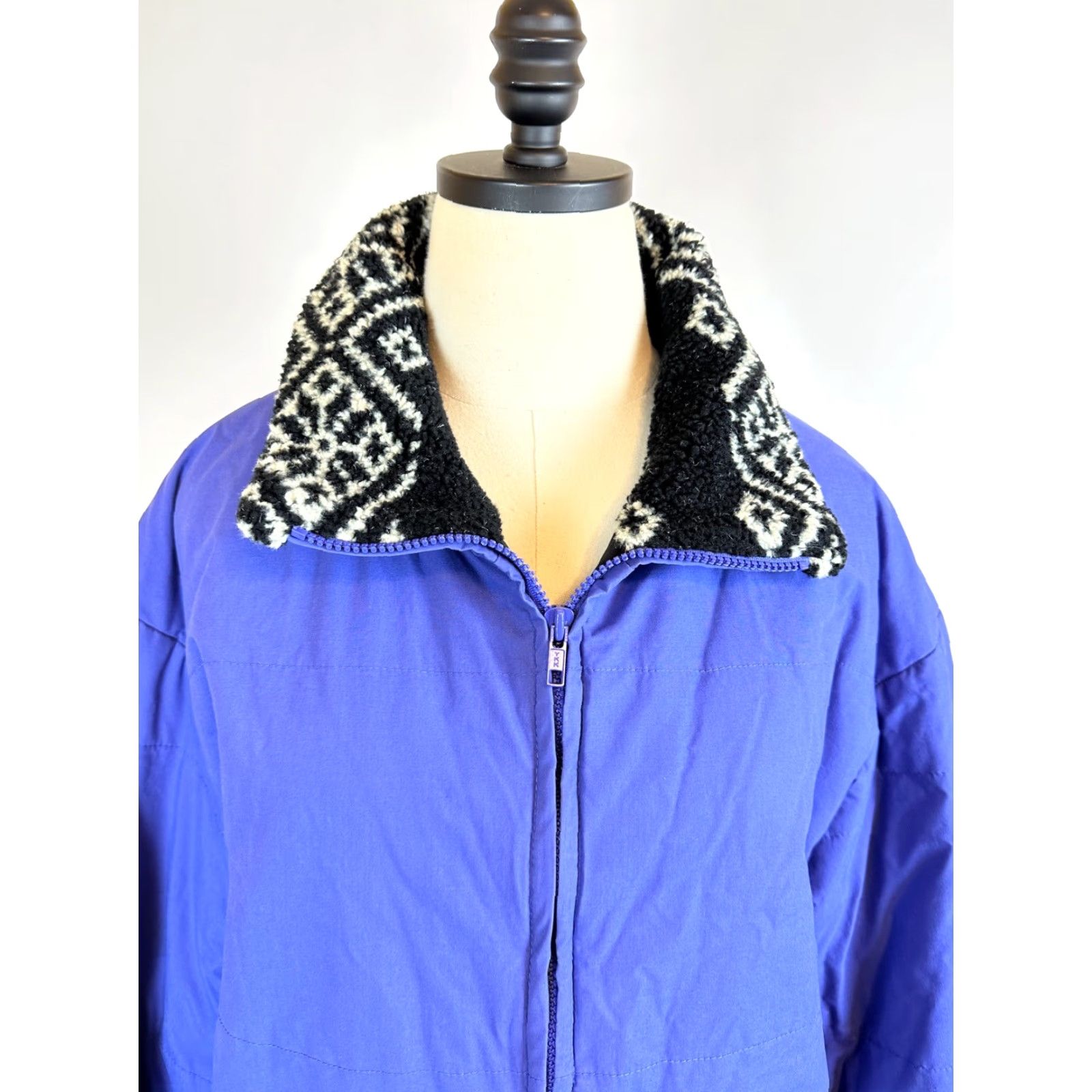 London Fog VINTAGE London Fog Parka Jacket WOMENS L Blue Size L / US 10 / IT 46 - 3 Thumbnail
