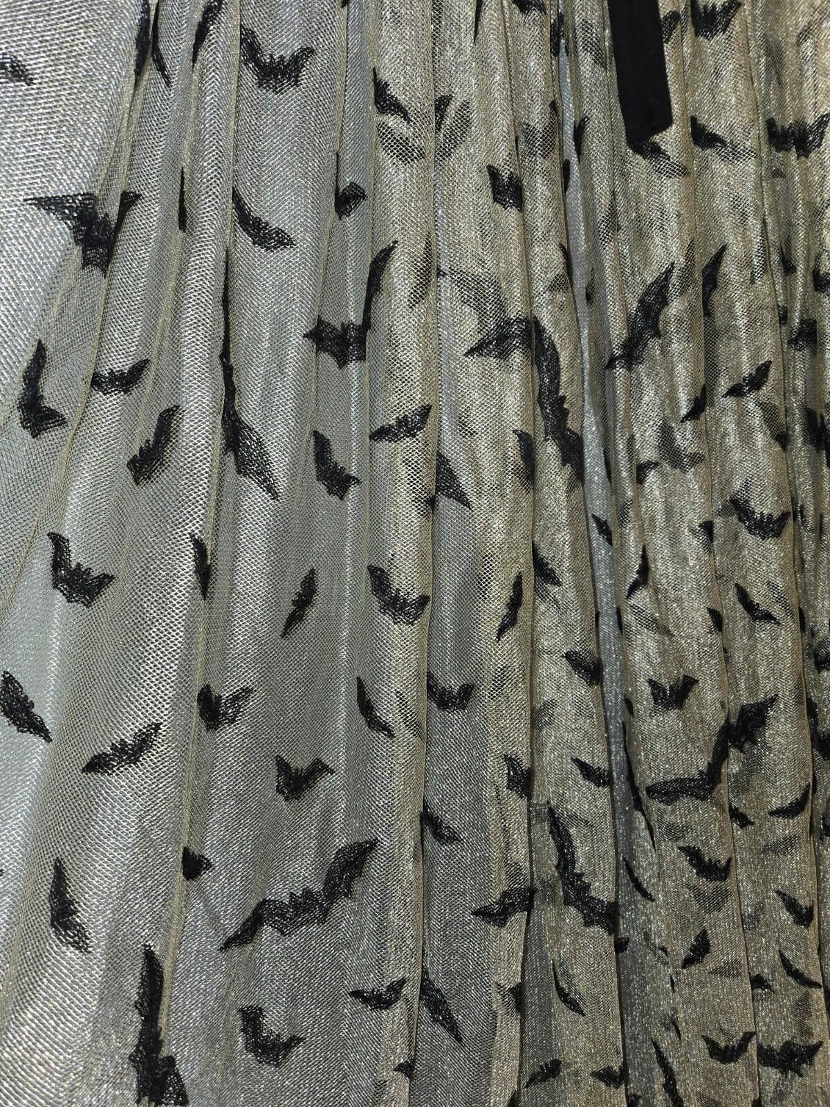 Handmade Handmade Maxi Skirt Bat Print Halloween Costume Party Size 40" / US 18 - 3 Thumbnail