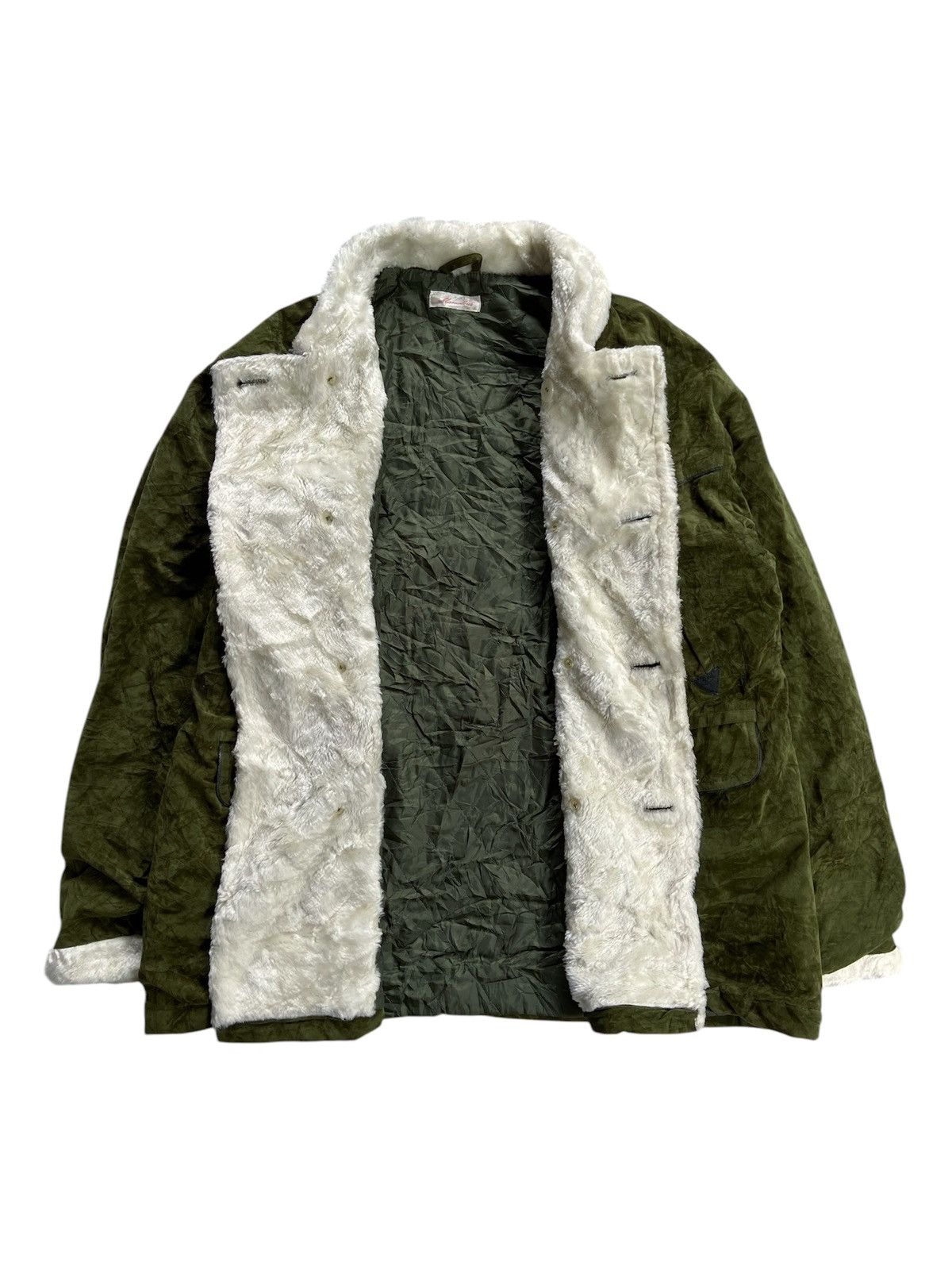 Japanese Brand MARVELOUS FAUX FUR MULTI POCKET WINTER JACKET Size US XL / EU 56 / 4 - 9 Thumbnail