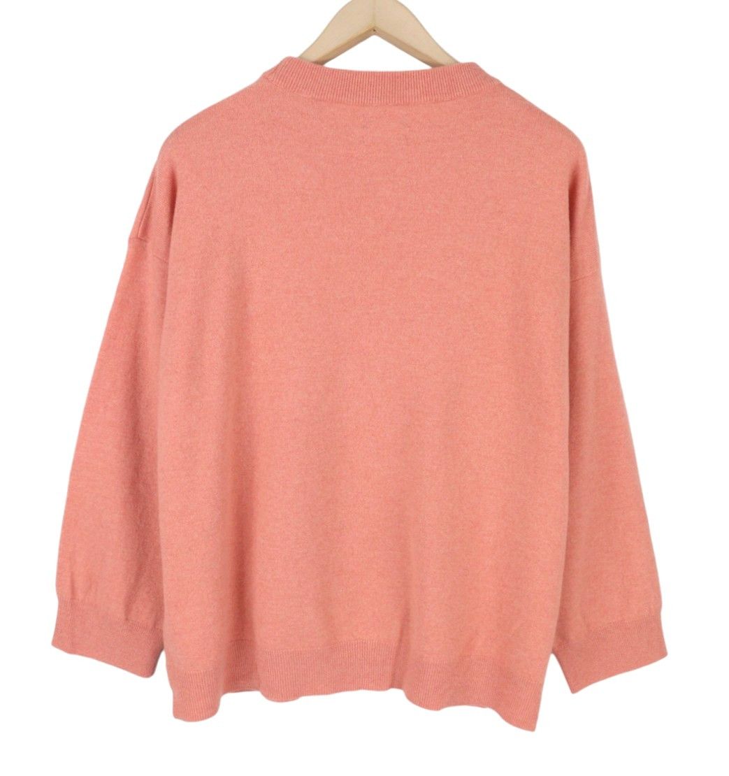 Gant SUPERFINE LAMBSWOOL C-NECK XL Terracotta Melange 88068 Size XL / US 12-14 / IT 48-50 - 2 Thumbnail