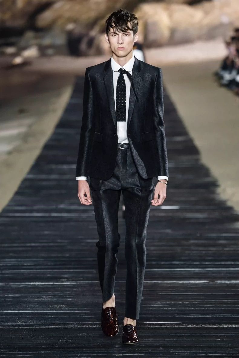 Saint Laurent Paris Saint Laurent Paris Silk jacquard suit jacket-2506 Size US S / EU 44-46 / 1 - 7 Thumbnail