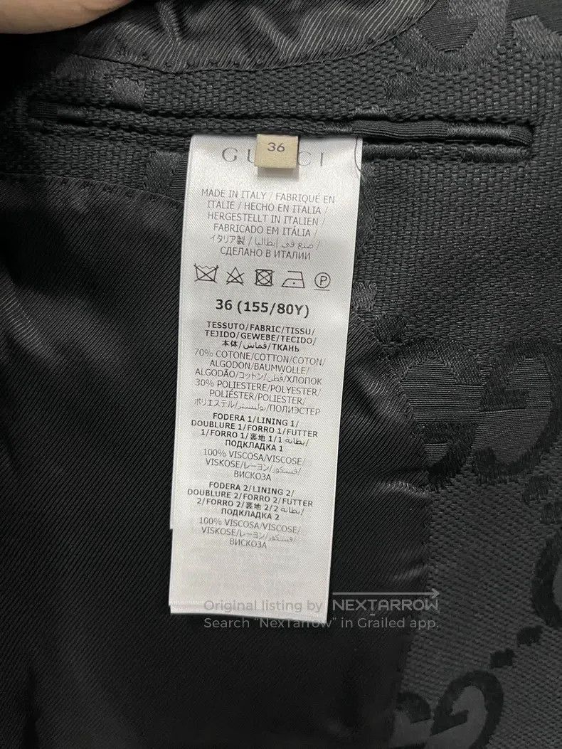 Gucci Gucci Dark pattern logo suit Size XS / US 0-2 / IT 36-38 - 7 Thumbnail