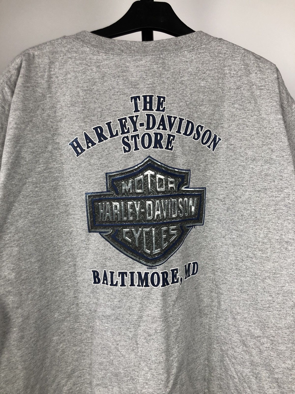 Harley Davidson Vintage Harley-Davidson 2006 Baltimore Made in U.S.A Size US XL / EU 56 / 4 - 4 Thumbnail