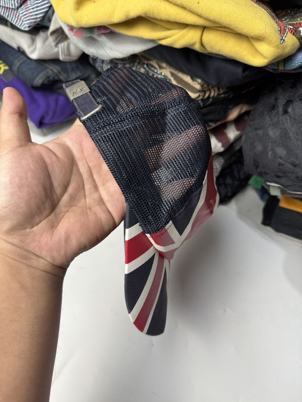 Hysteric Glamour England Flag Ask Enquired Trucker hats japanese Size ONE SIZE - 8 Thumbnail