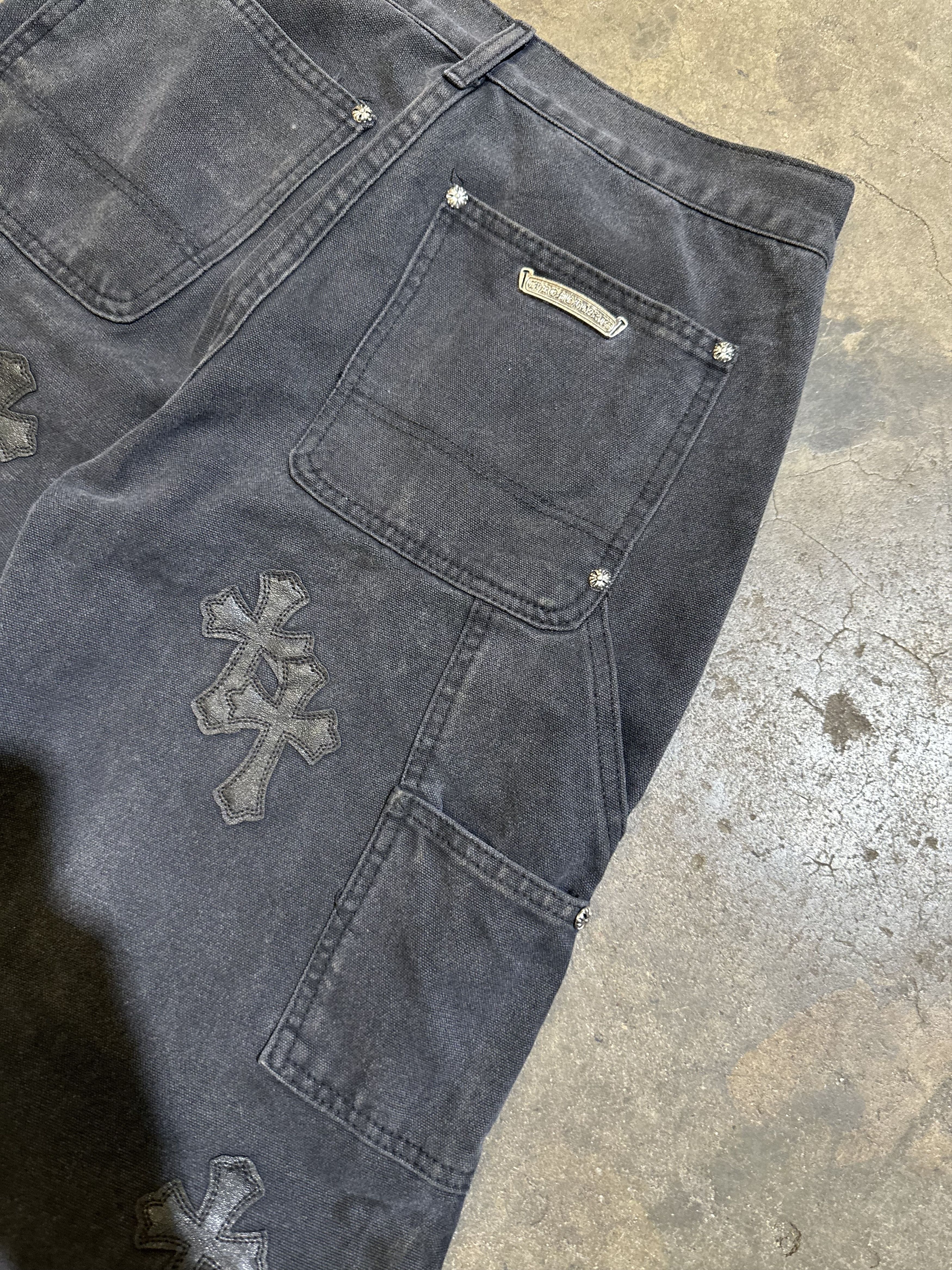 Other Carhartt style Black Double knee Jeans Custom Size US 28 / EU 44 - 10 Thumbnail