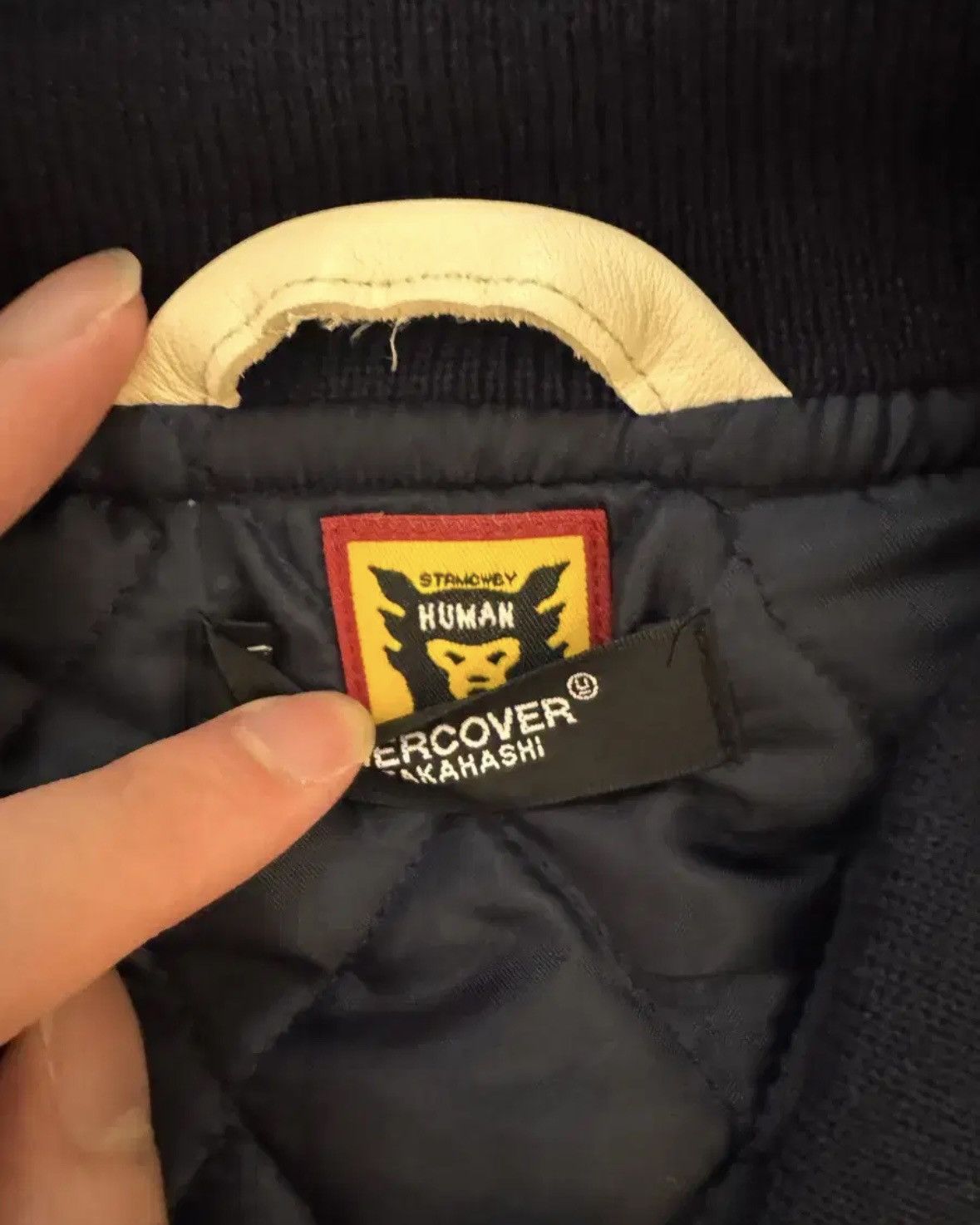 Human Made × Undercover Undercover Human Made Last Orgy Varsity Jacket Size US XXL / EU 58 / 5 - 5 Thumbnail