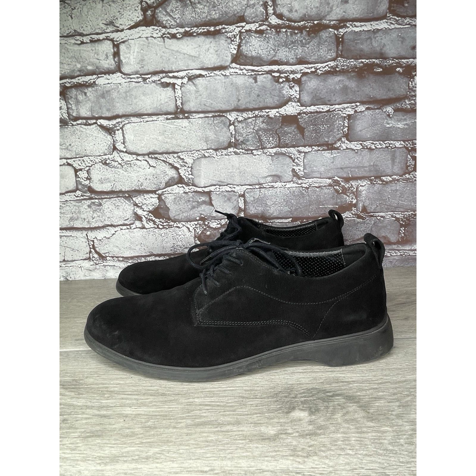 Lumberjack Amberjack Black Suede Leather Lace Up Rubber Oxfords Shoes M Size US 10.5 / EU 43-44 - 22 Thumbnail