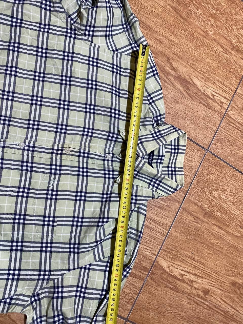 Burberry Burberry London Mens Dress Shirt Plaid Cotton Button Size US XXL / EU 58 / 5 - 9 Thumbnail