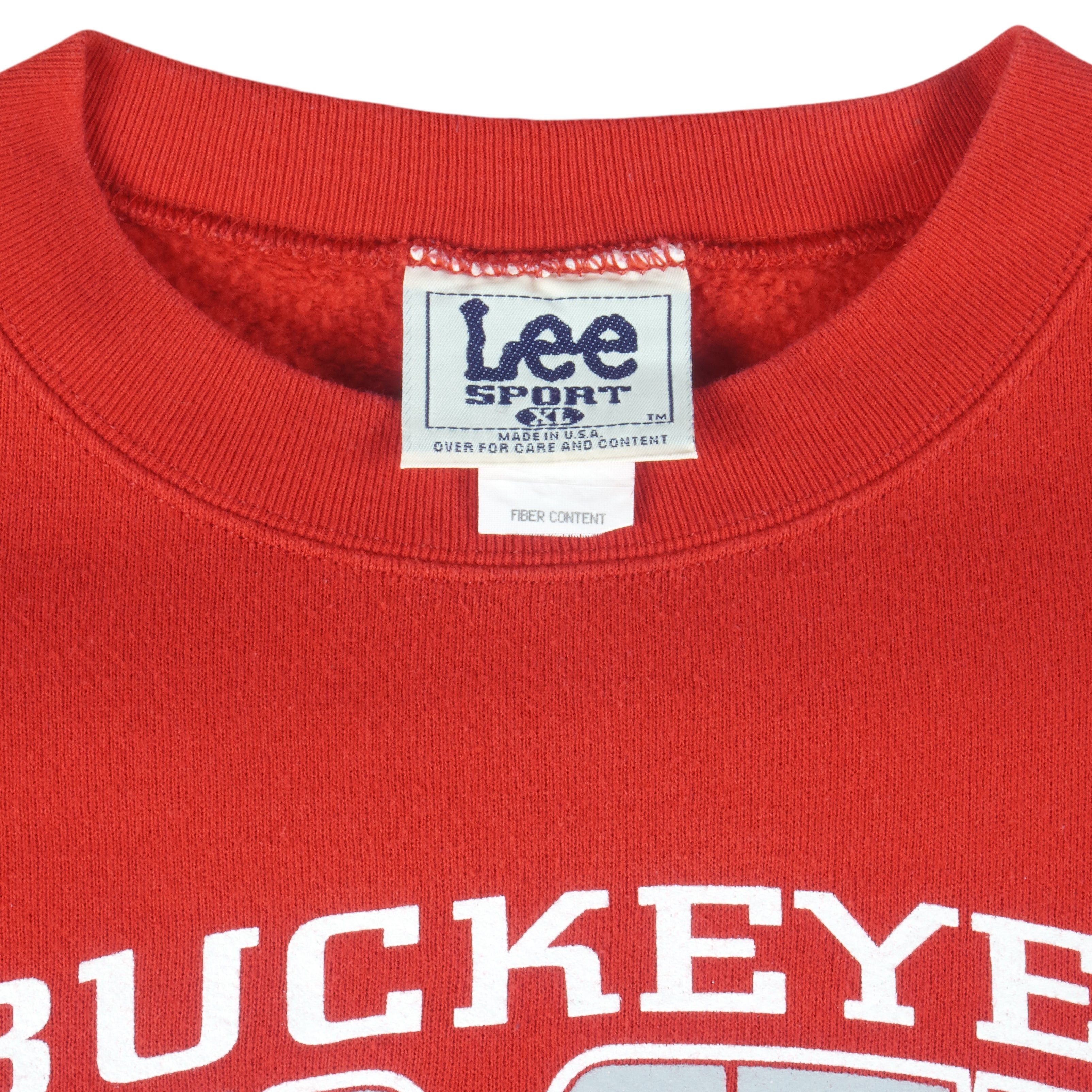 Lee NCAA - Ohio State Buckeyes Crew Neck Sweatshirt 1990s Size US L / EU 52-54 / 3 - 4 Thumbnail