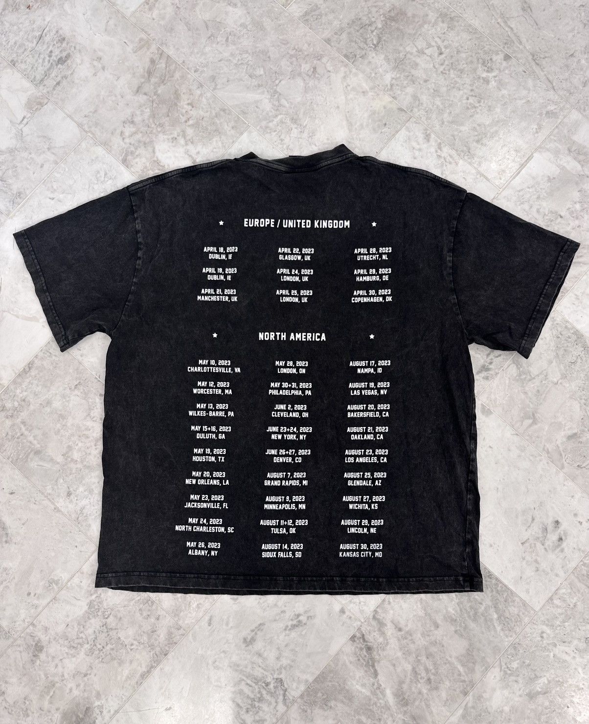 Other Zach Bryan Burn Burn Burn World Tour 2023 Tee Vintage Wash Size US XL / EU 56 / 4 - 4 Thumbnail
